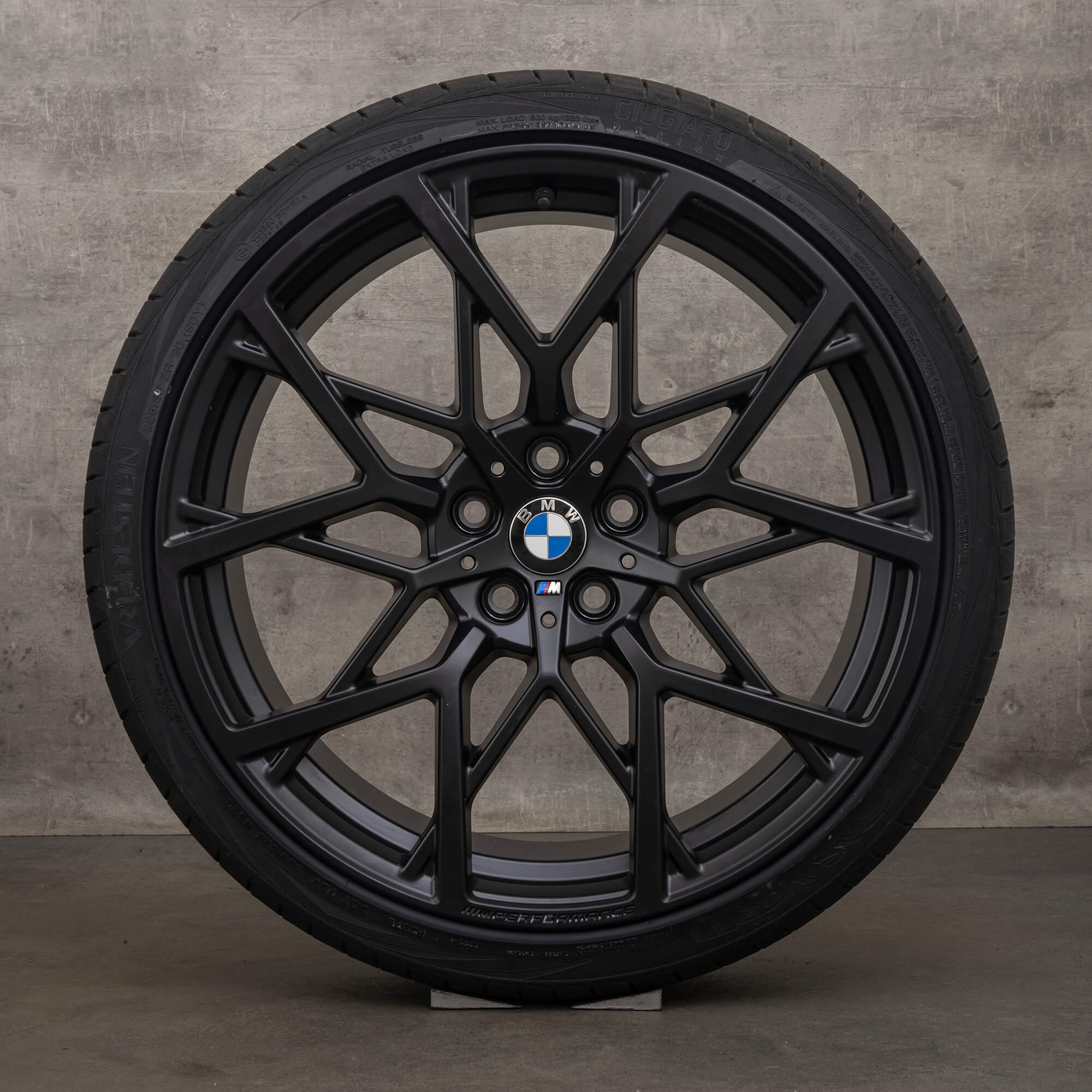 OEM BMW 3 Series G20 G21 20 inch rims 795 M summer wheels 6893514 6893515 aluminum black