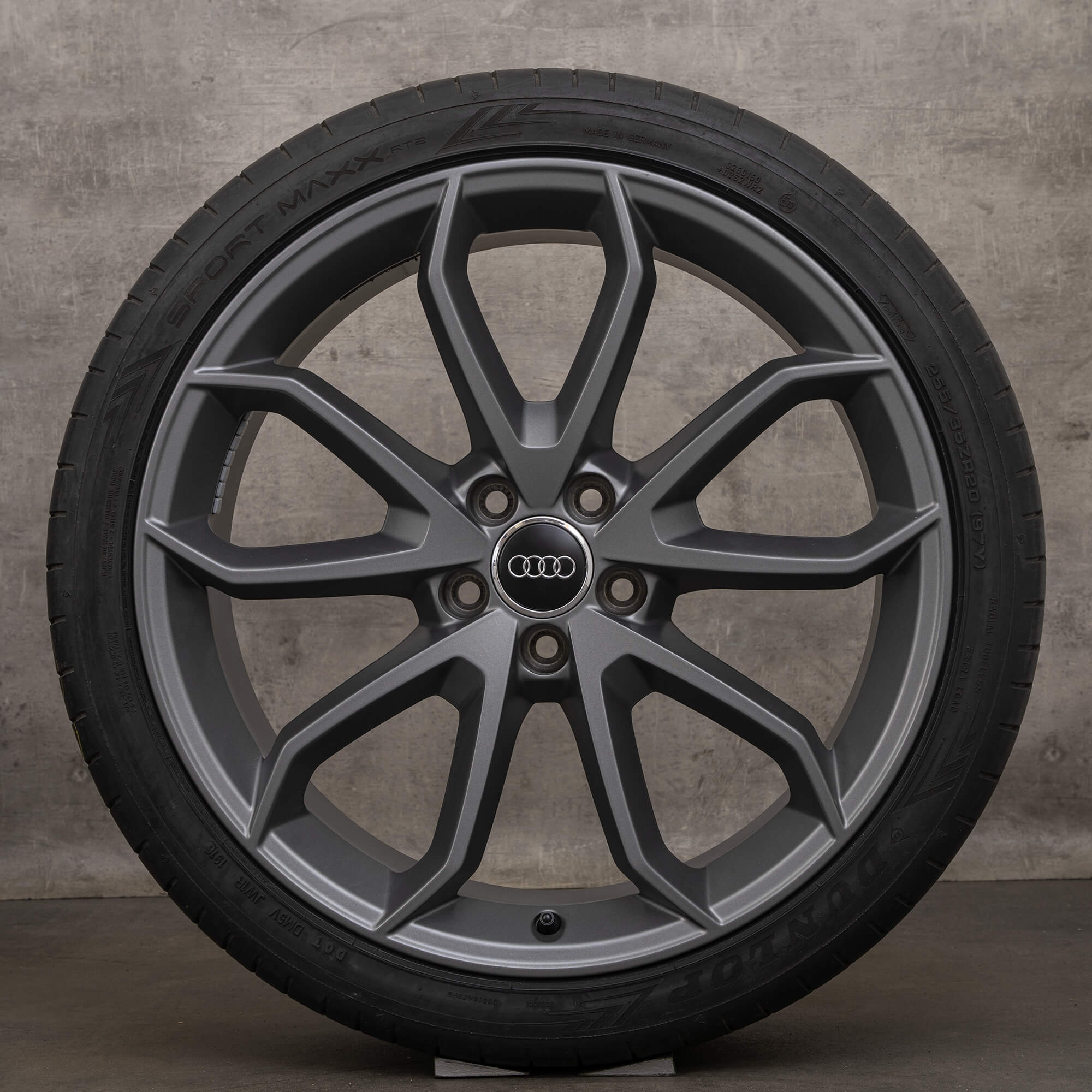 Original Audi Q3 RS 8U 20 inch summer tires 8U0601025AP rims grey