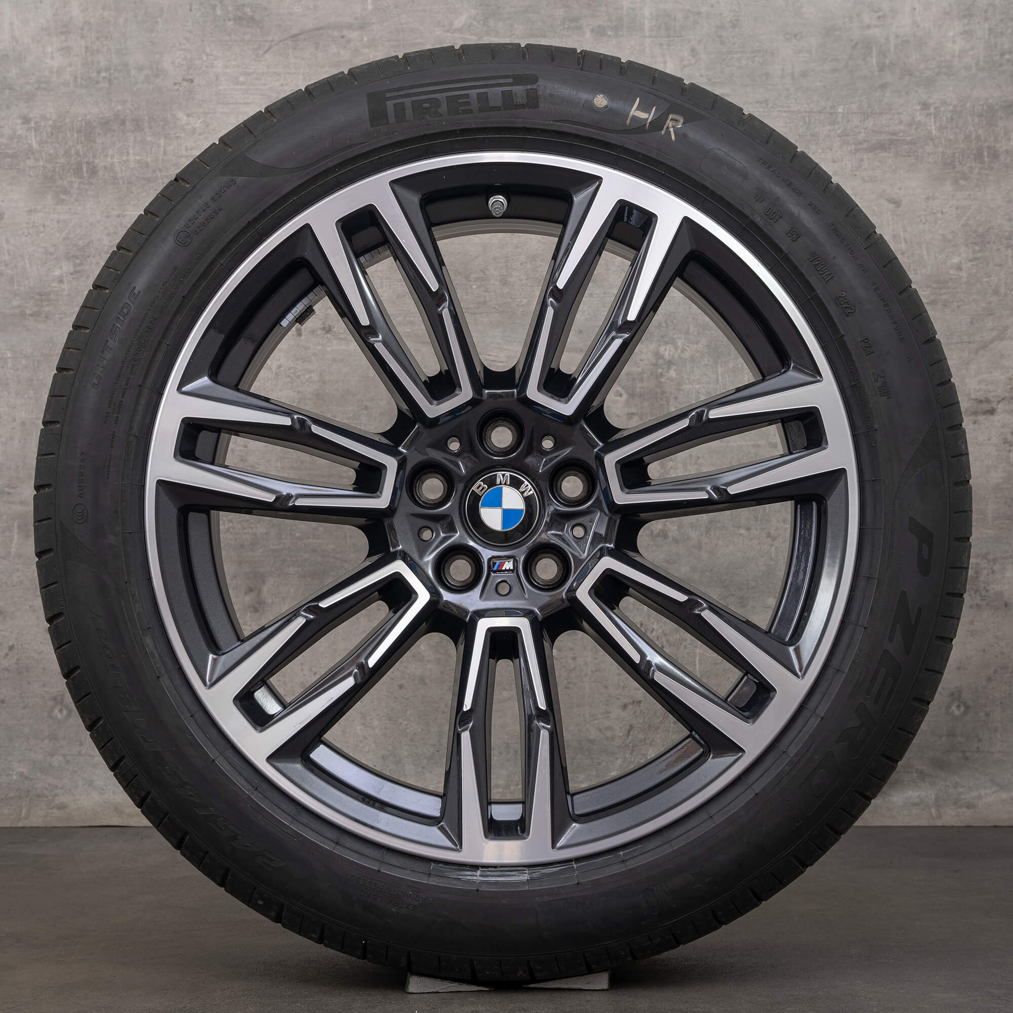 BMW Série 5 G60 G61 i5 rodas de verão jantes 19 polegadas pneus 5A324E0 estilo