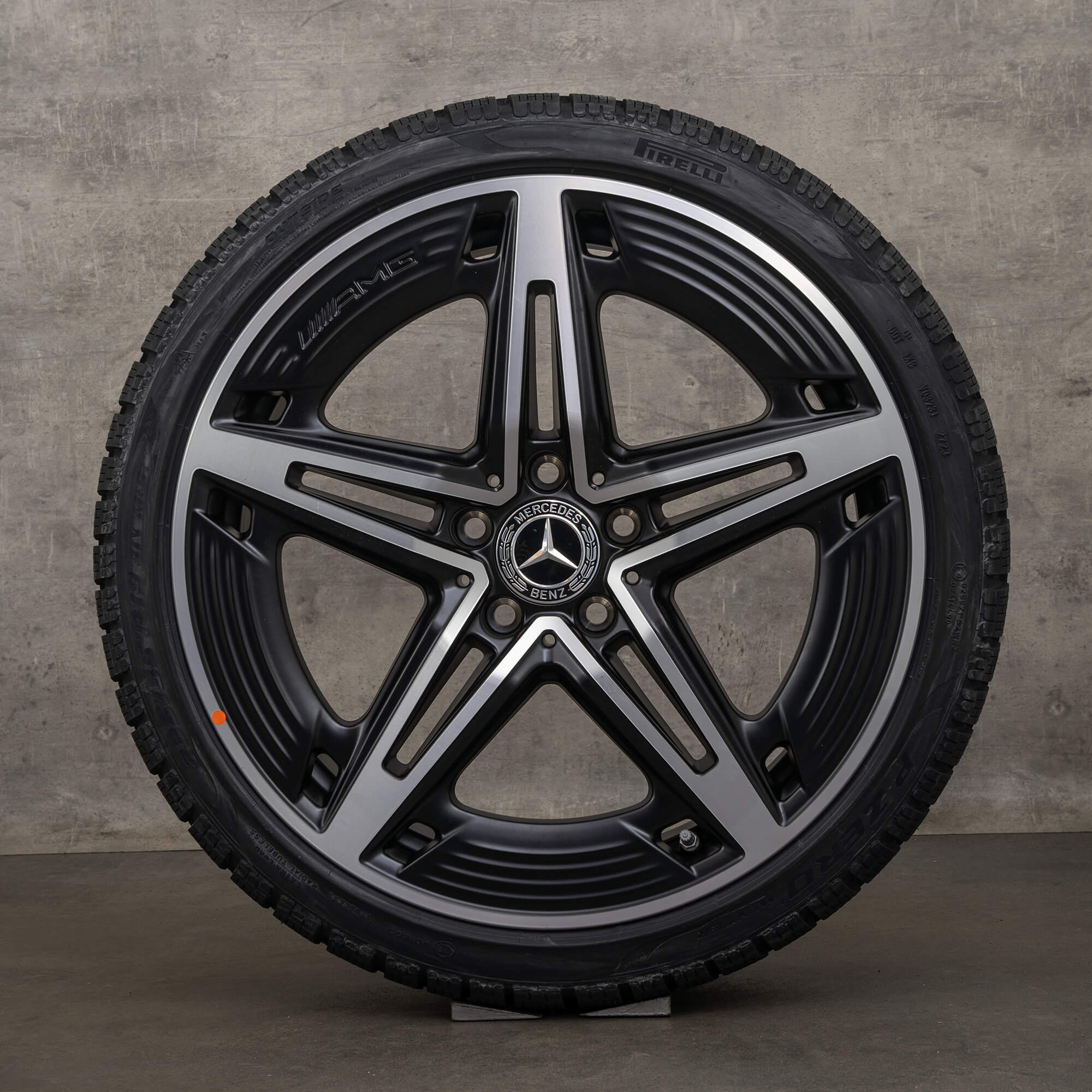 Originele Mercedes Benz A-Klasse A35 AMG winterwielen 19 inch W177 V177 velgen A1774014400 zwart hoogglans NIEUW