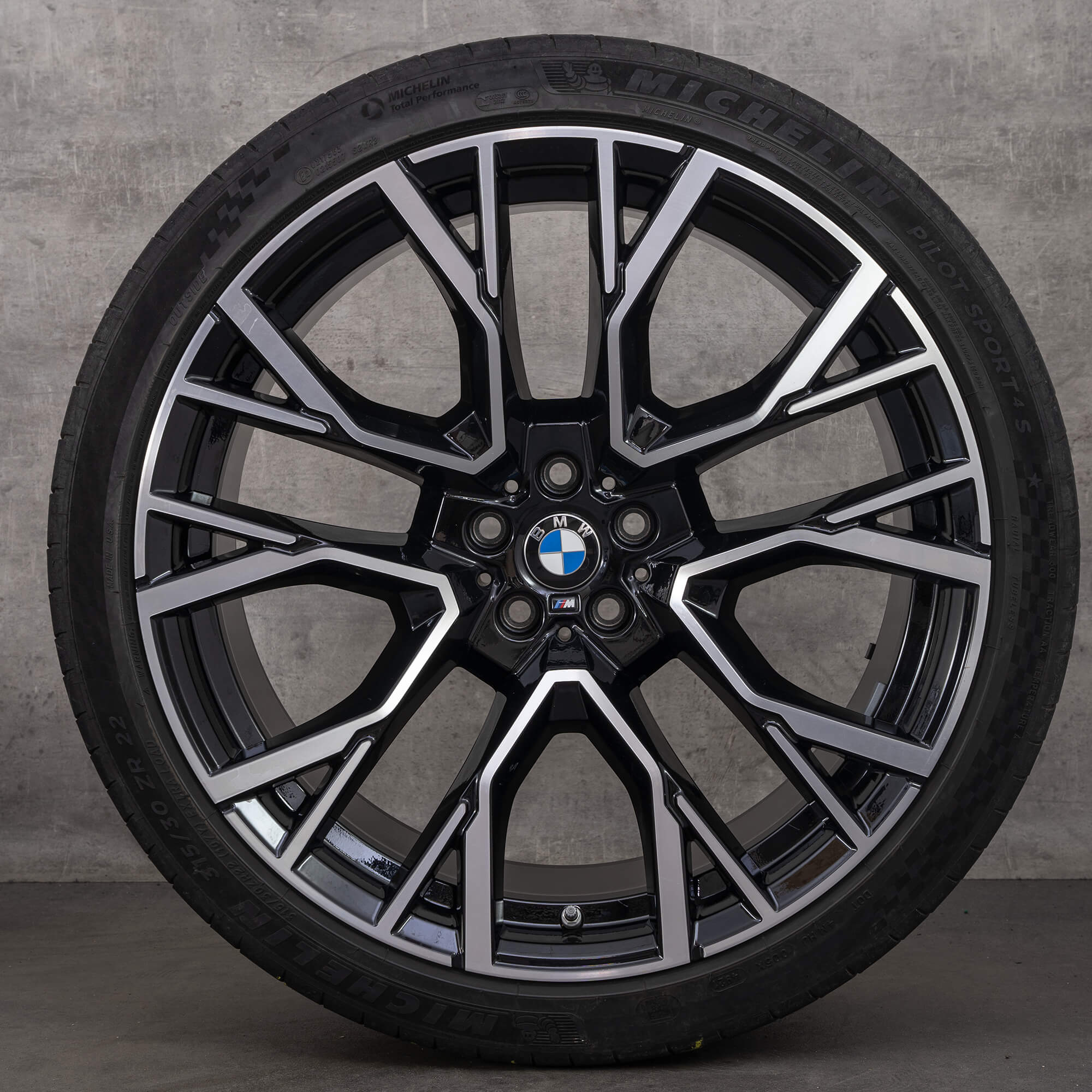 BMW 21 22 inch rims X5M F95 X6M F96 809M summer tires wheels