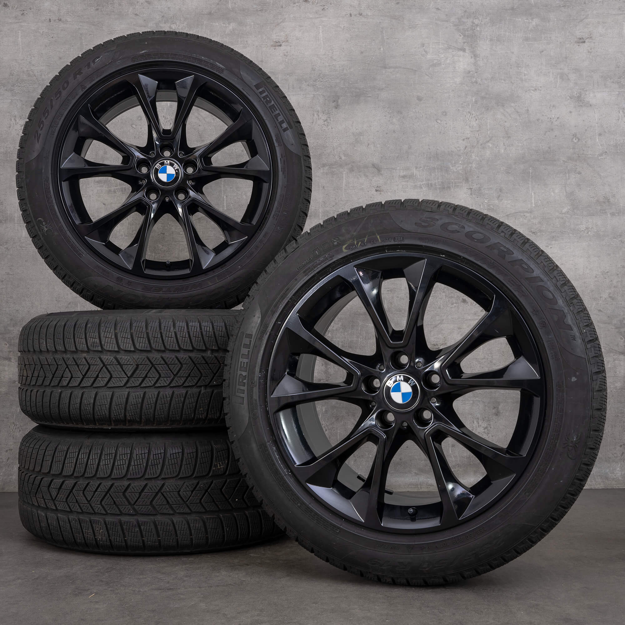 BMW aro de 19 polegadas X5 E70 F15 pneus inverno rodas estilo 449 6853955