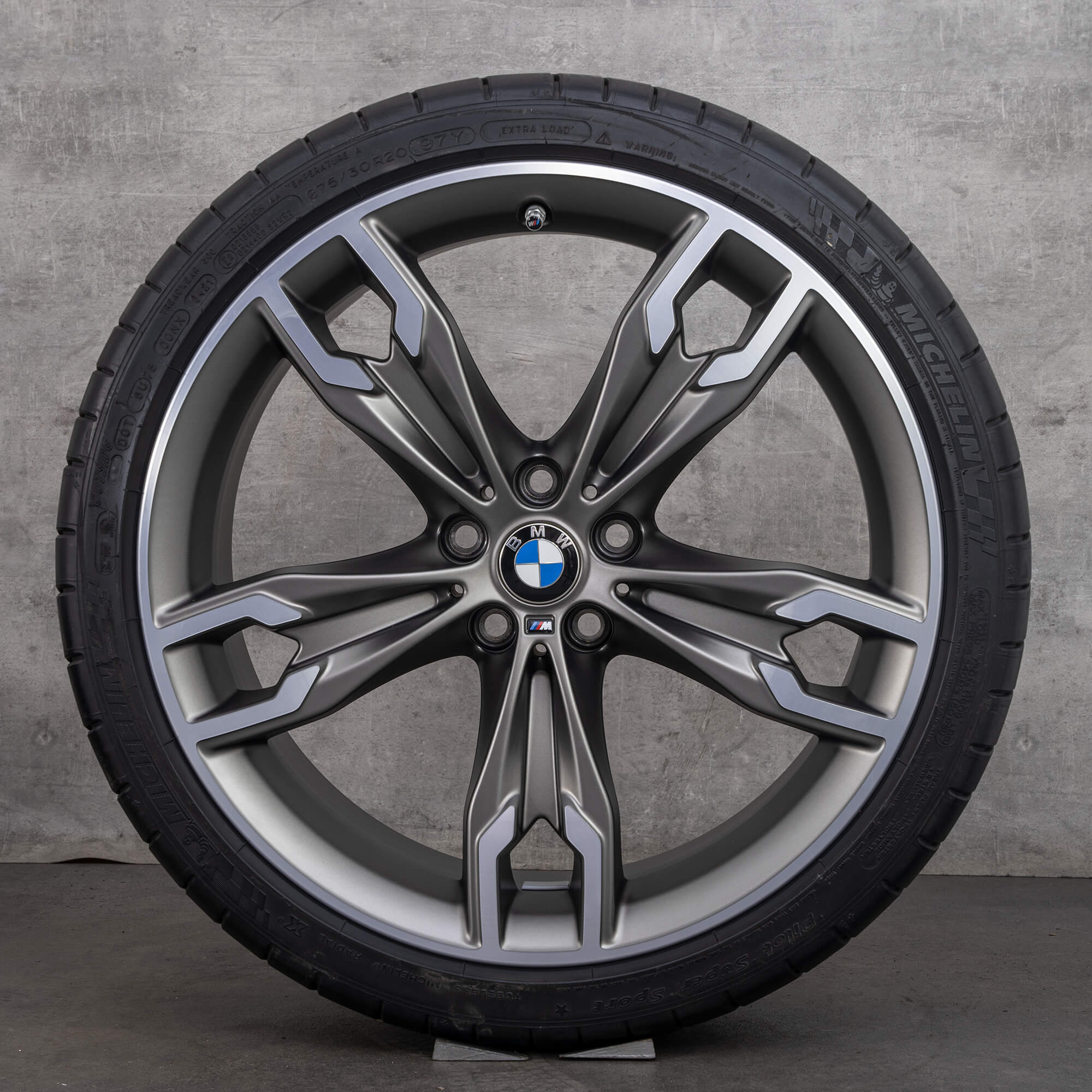 BMW 5er G30 G31 668 M summer tires 20 inch wheels rims 7855087 75855088