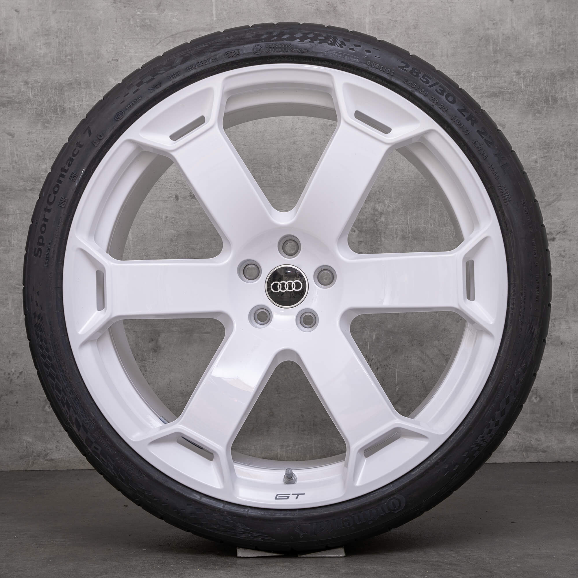 Original Audi RS6 RS7 GT llantas de verano 22 pulgadas 4K C8 retro 4K0601025EB blanco