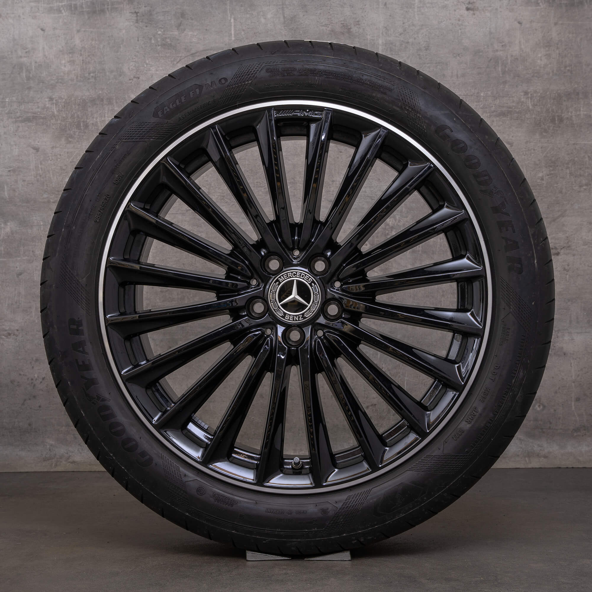 OEM Mercedes Benz GLC AMG winter wheels 20 inch X254 C254 rims A2544010800 black glossy turned