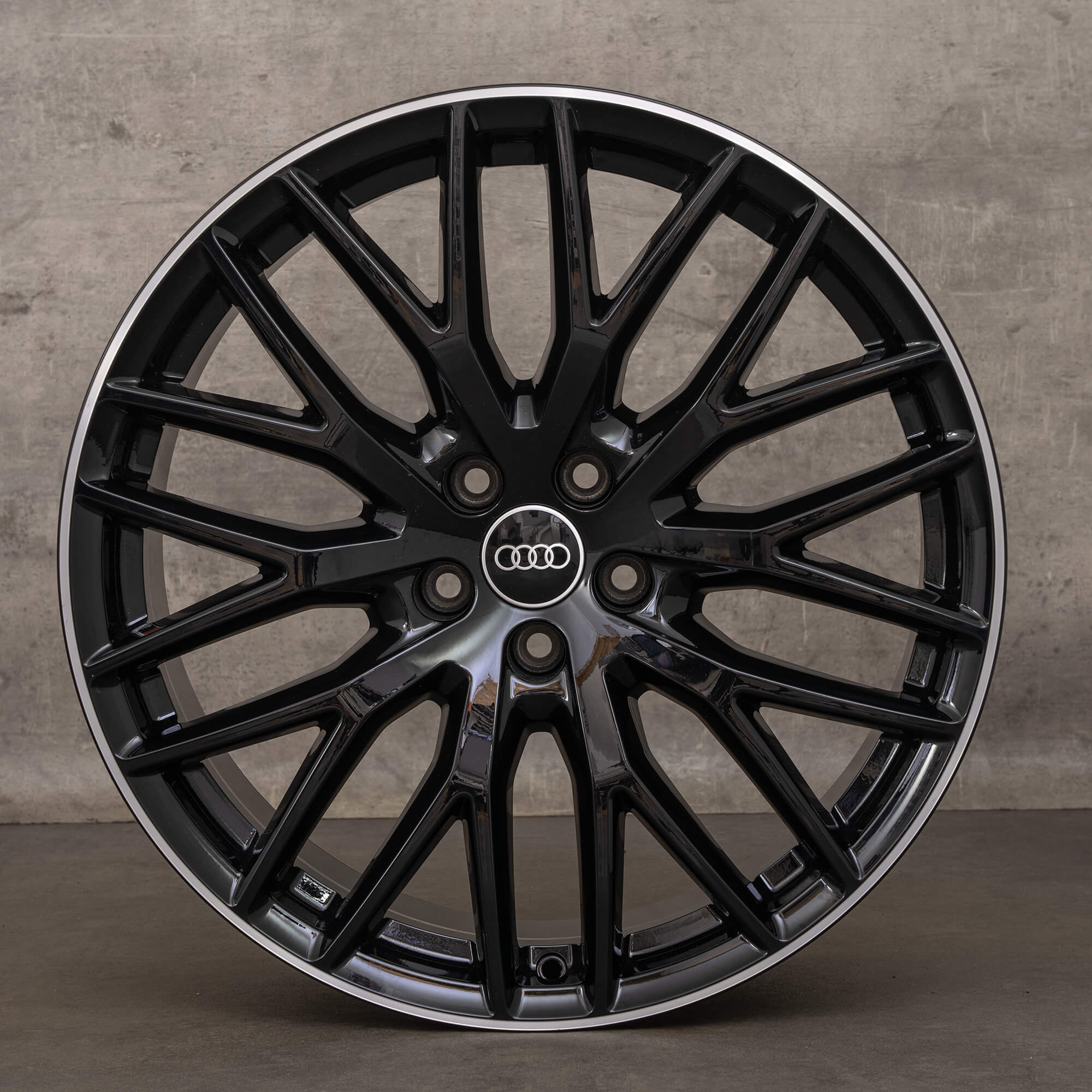 Original Audi Q7 SQ7 4M 20 inch rims 4M0601025BJ 2015-2024 black