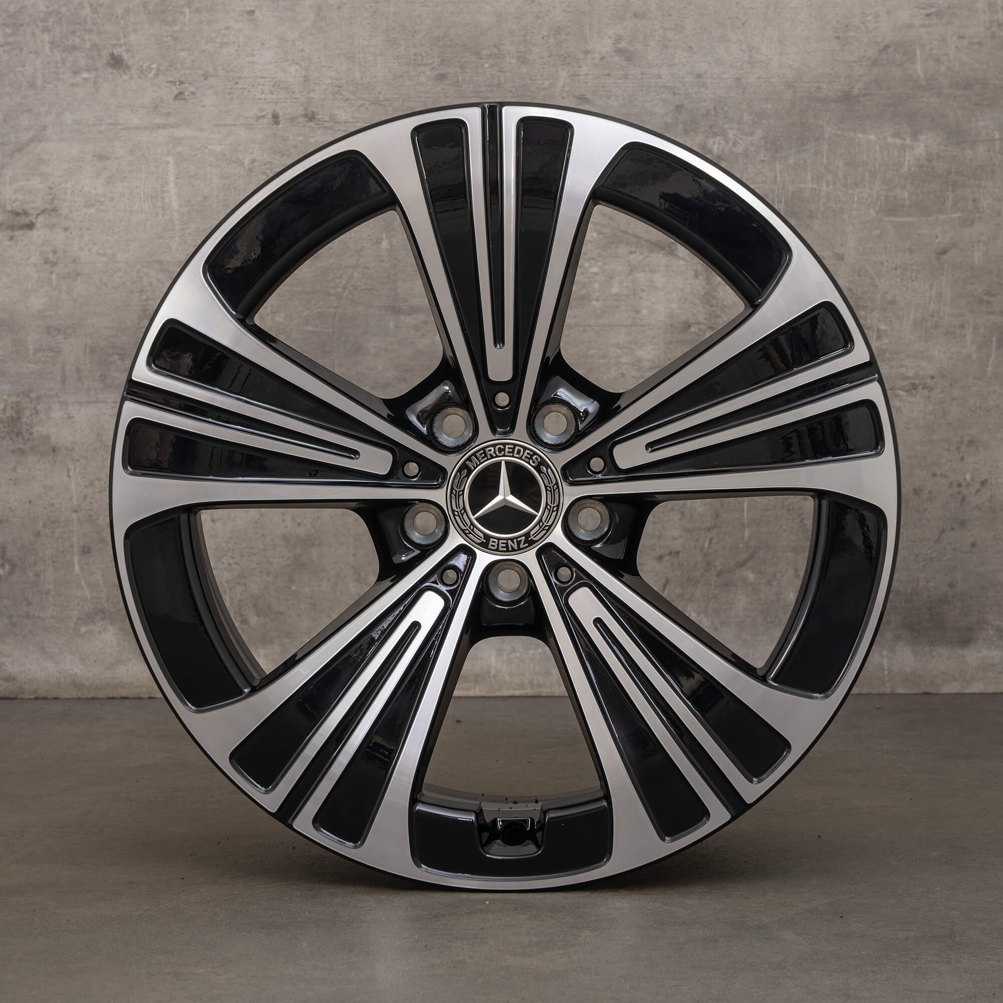 Originele Mercedes E Klasse W214 S214 18 inch velgen A2144012200 zwart NIEUW