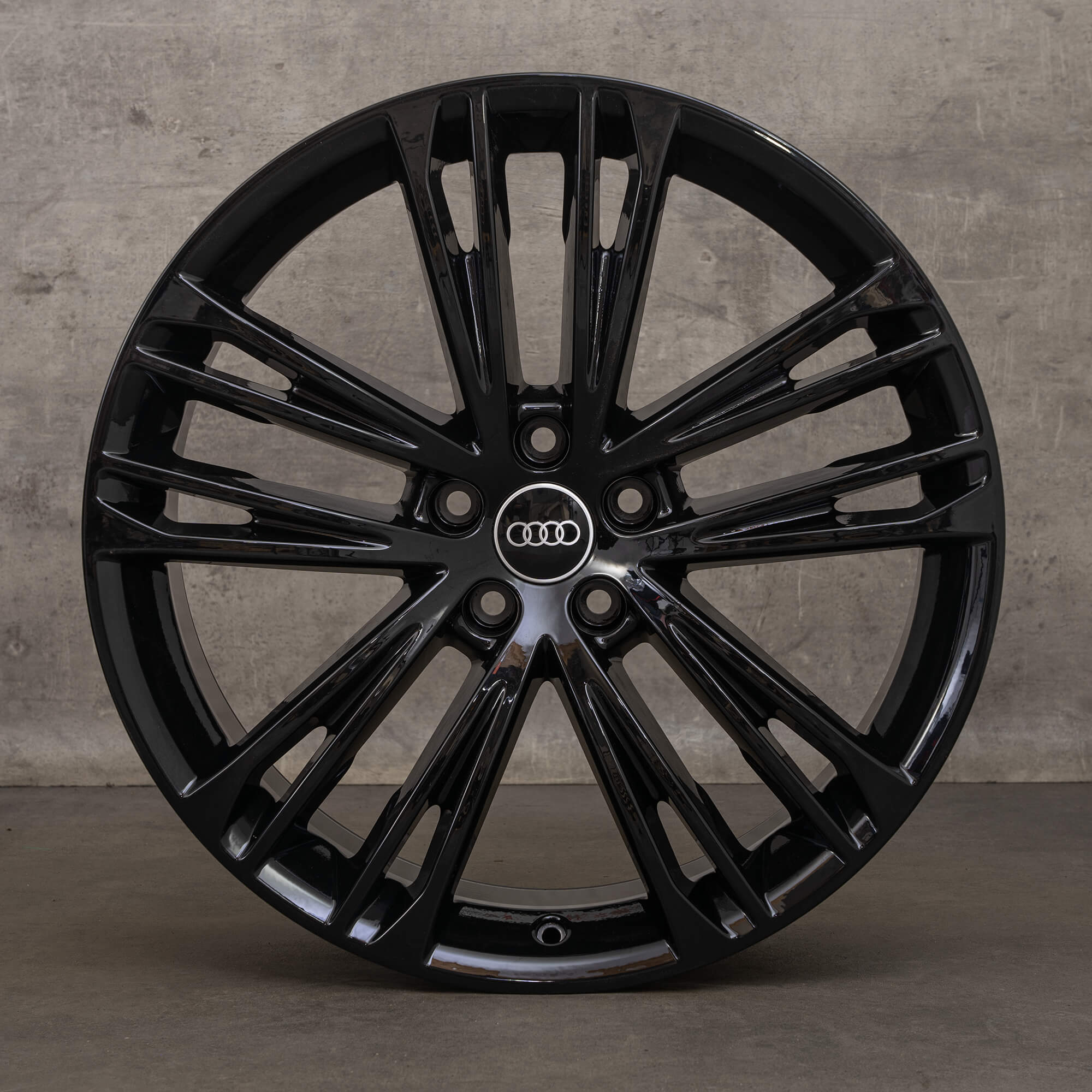 Original Audi A7 S7 4K C8 20 inch rims 4K8601025F black high gloss ET30