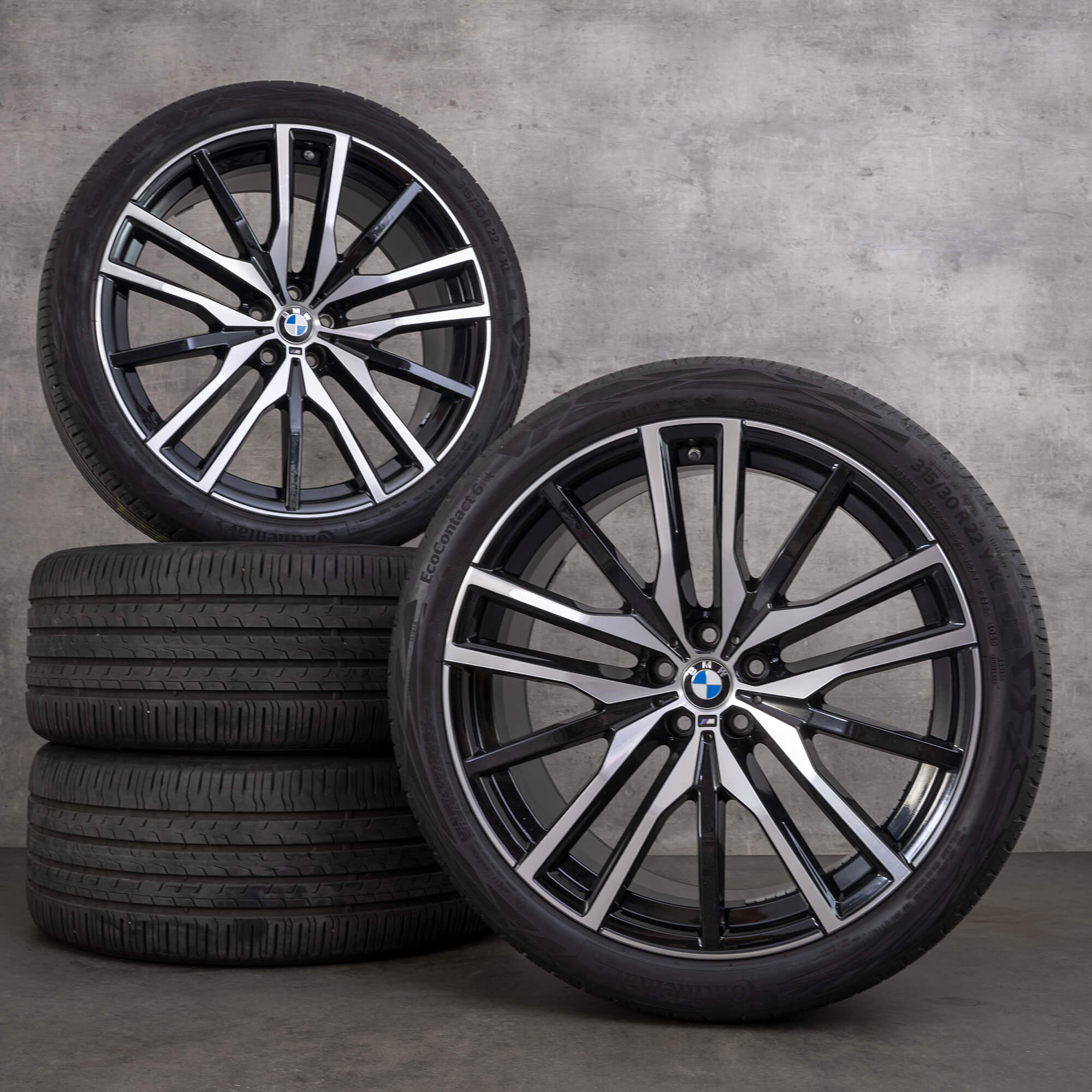 BMW X5 G05 X6 G06 ruedas de verano llantas 22 pulgadas neumáticos estilo 742 M