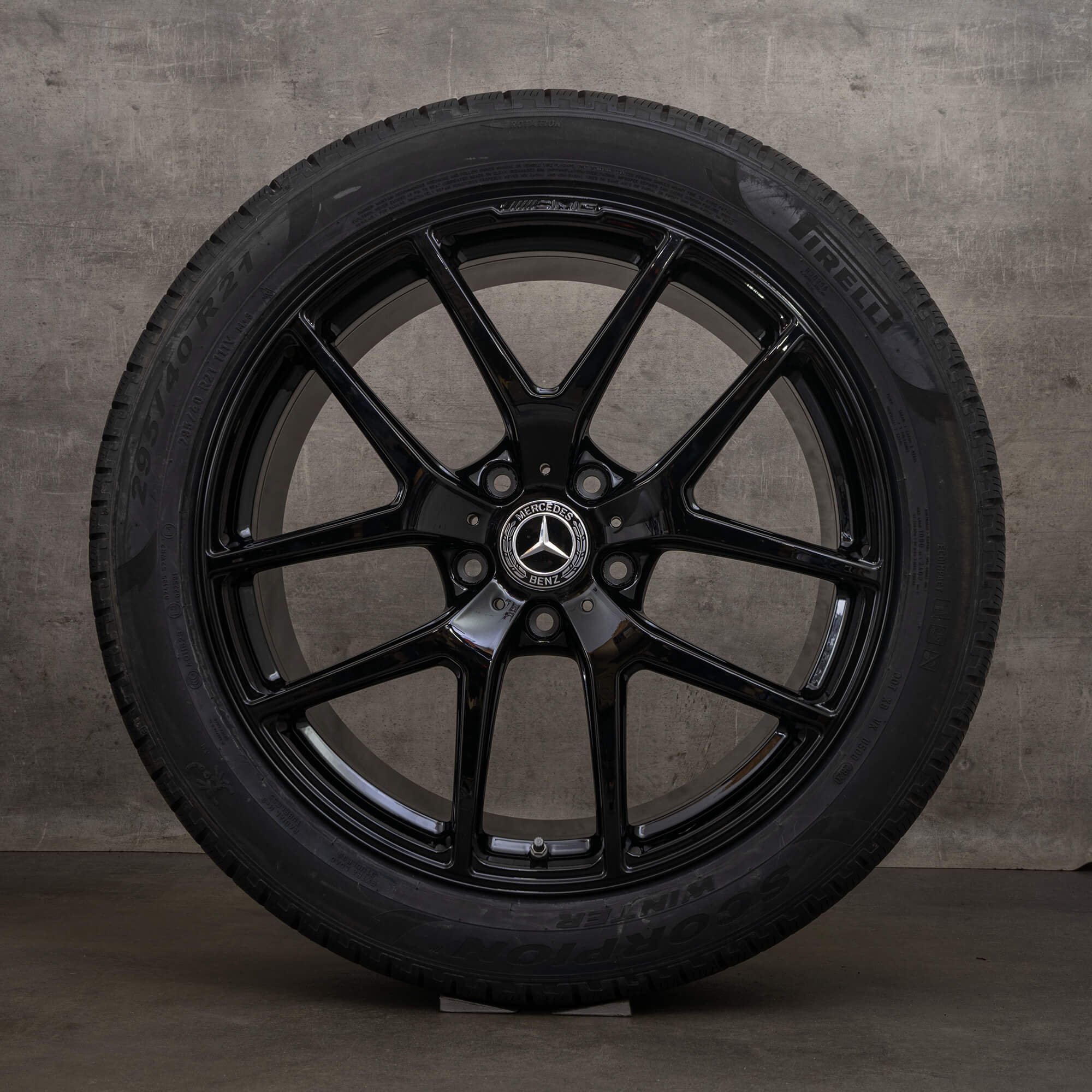 Jante de iarnă Mercedes Benz Clasa G AMG originale 21 inch W463 63 65 jante A4634010400 negru