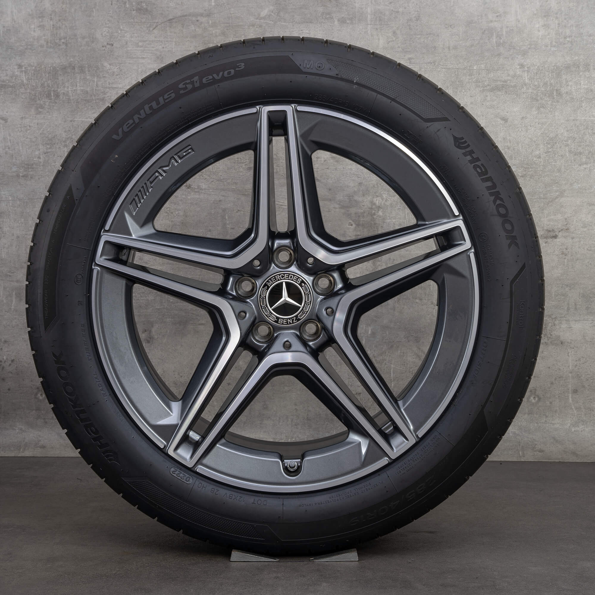 Originele AMG Mercedes W223 V223 19 inch winterbanden velgen A2234011300 NIEUW