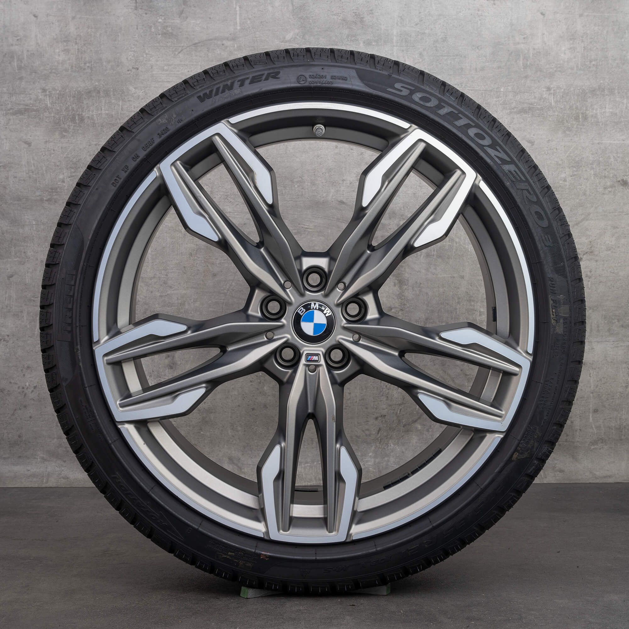 BMW 21 tums fälgar X3 G01 X4 G02 styling M718 alloyfälgar vinterhjul