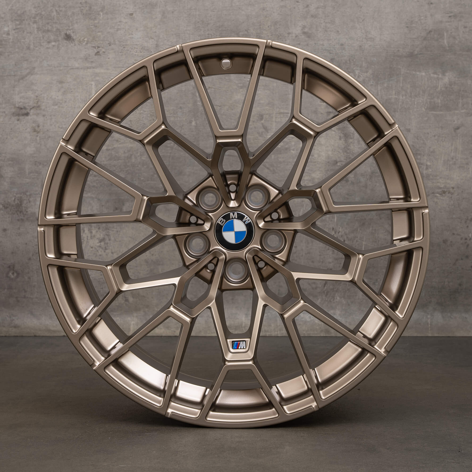 Jantes d'origine BMW M2 M3 M4 19 20 pouces G87 G80 G82 G83 Style 827 M 7884365 7884366 bronze doré mat NEUF