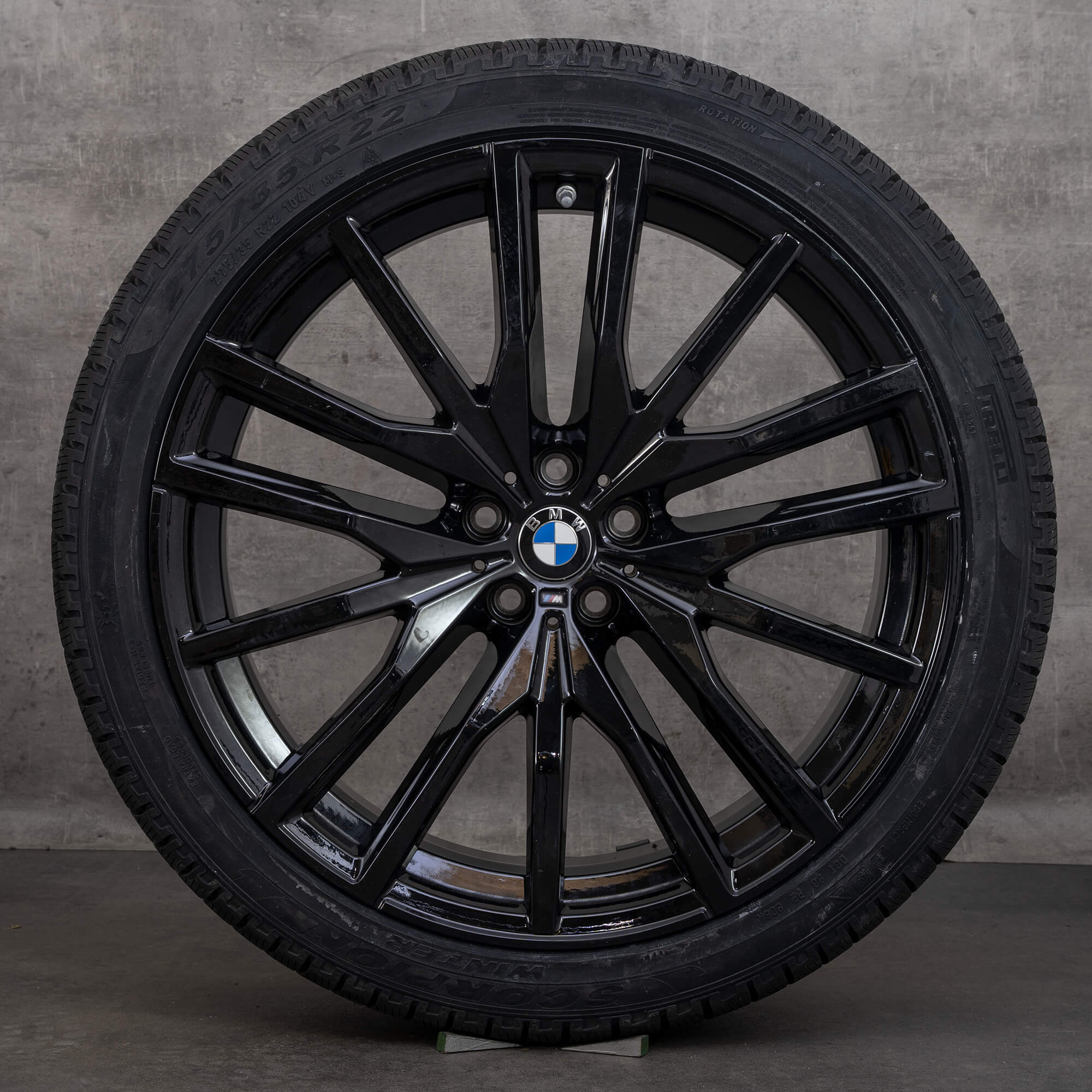 BMW 22 inch X5 G05 X6 G06 Styling M742 winter tires wheels 9882610 9882611