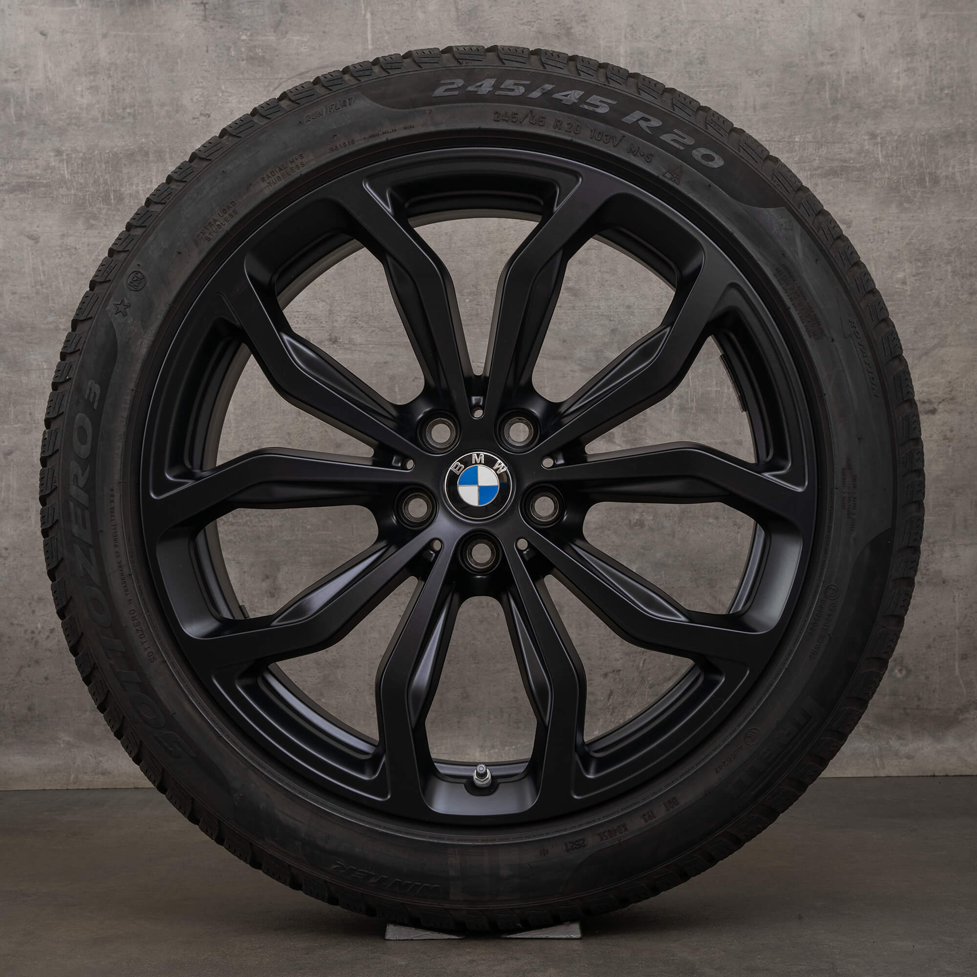 OEM BMW X3 G01 X4 G02 20 inch rims winter tires 695 6881208 6881209