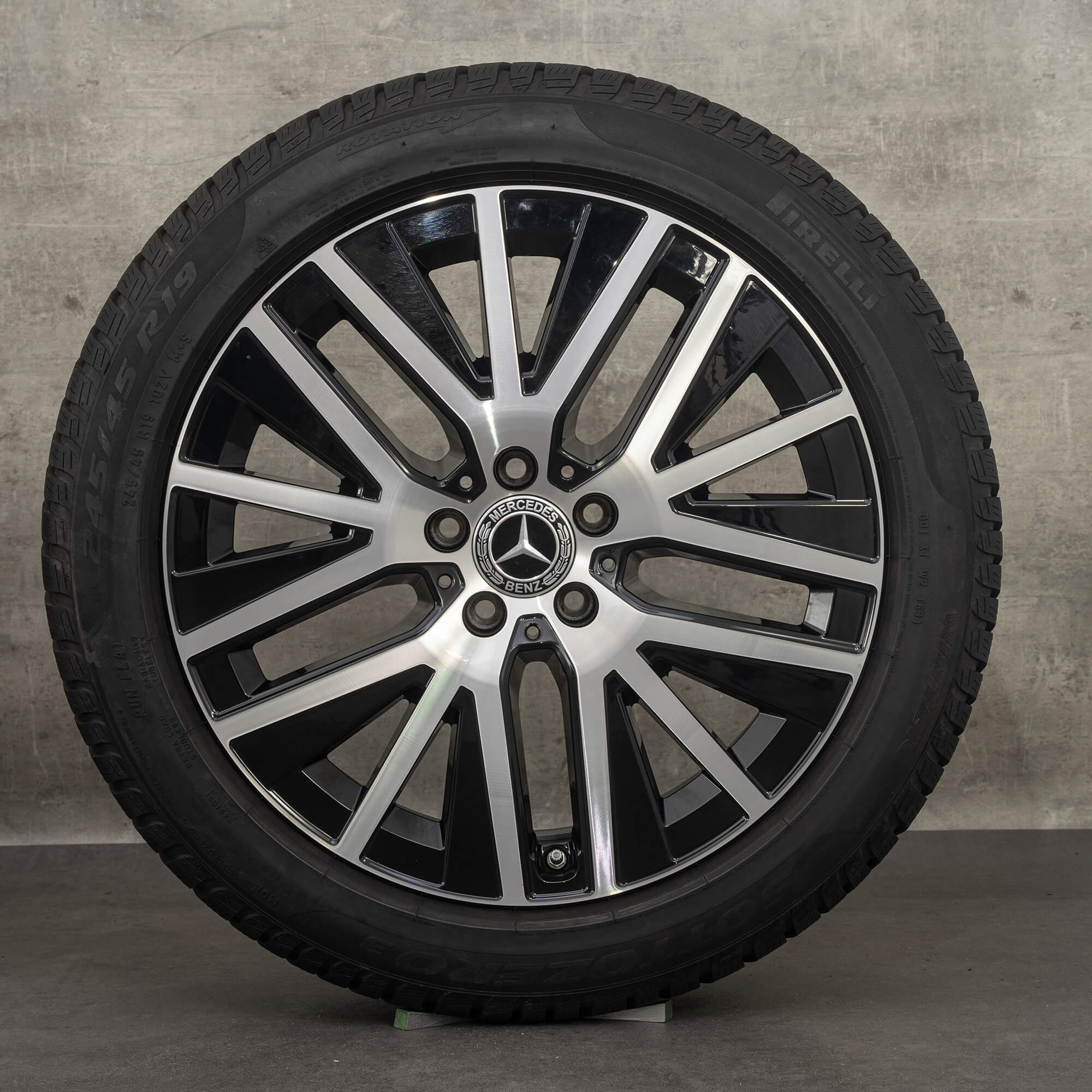 Jante de iarnă Mercedes Benz Clasa E originale 19 inch ALL-Terrain X213 A2534014900 negru NOU