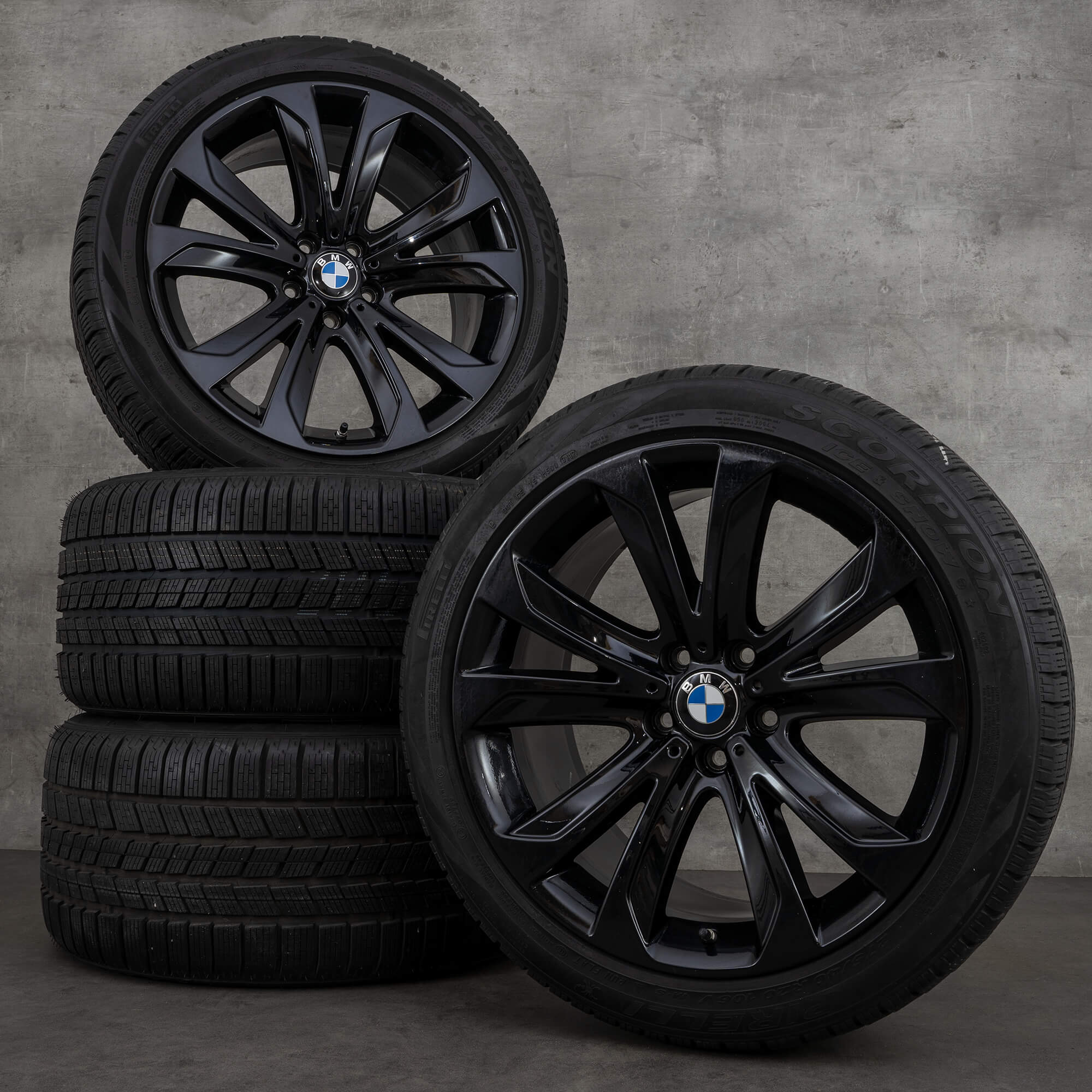 BMW X5 E70 F15 X6 F16 20 pollici cerchi pneumatici invernali ruote invernali