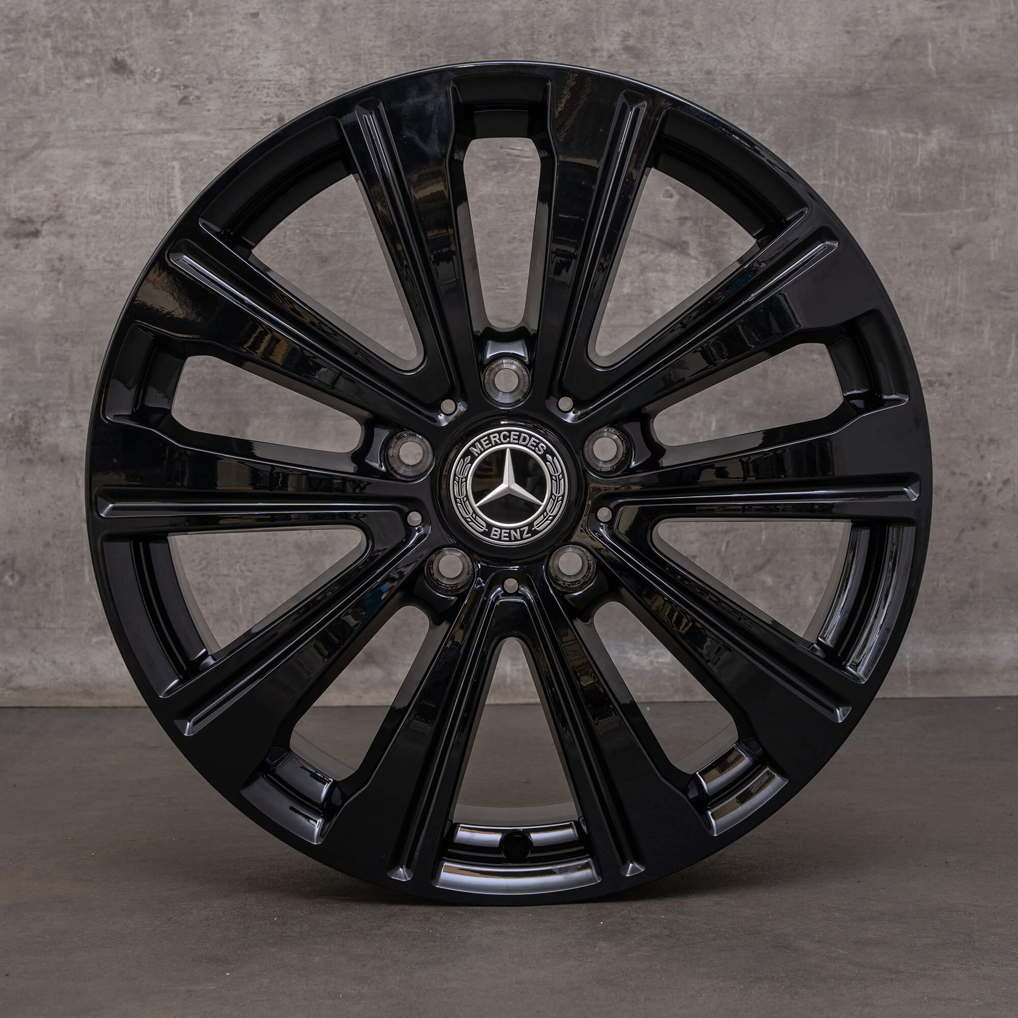 Originele Mercedes Benz G-Klasse velgen 19 inch W463A G500 A4634011100 zwart glans NIEUW