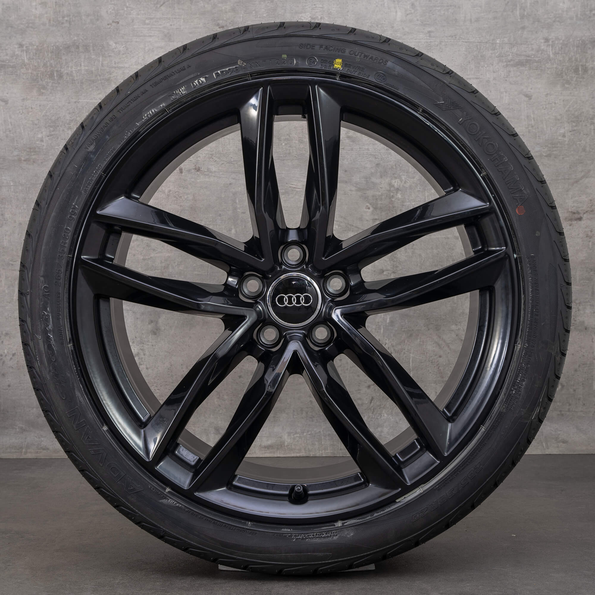 Audi 20 inch rims A7 S7 4G alloy summer tires wheels 4H0601025BR