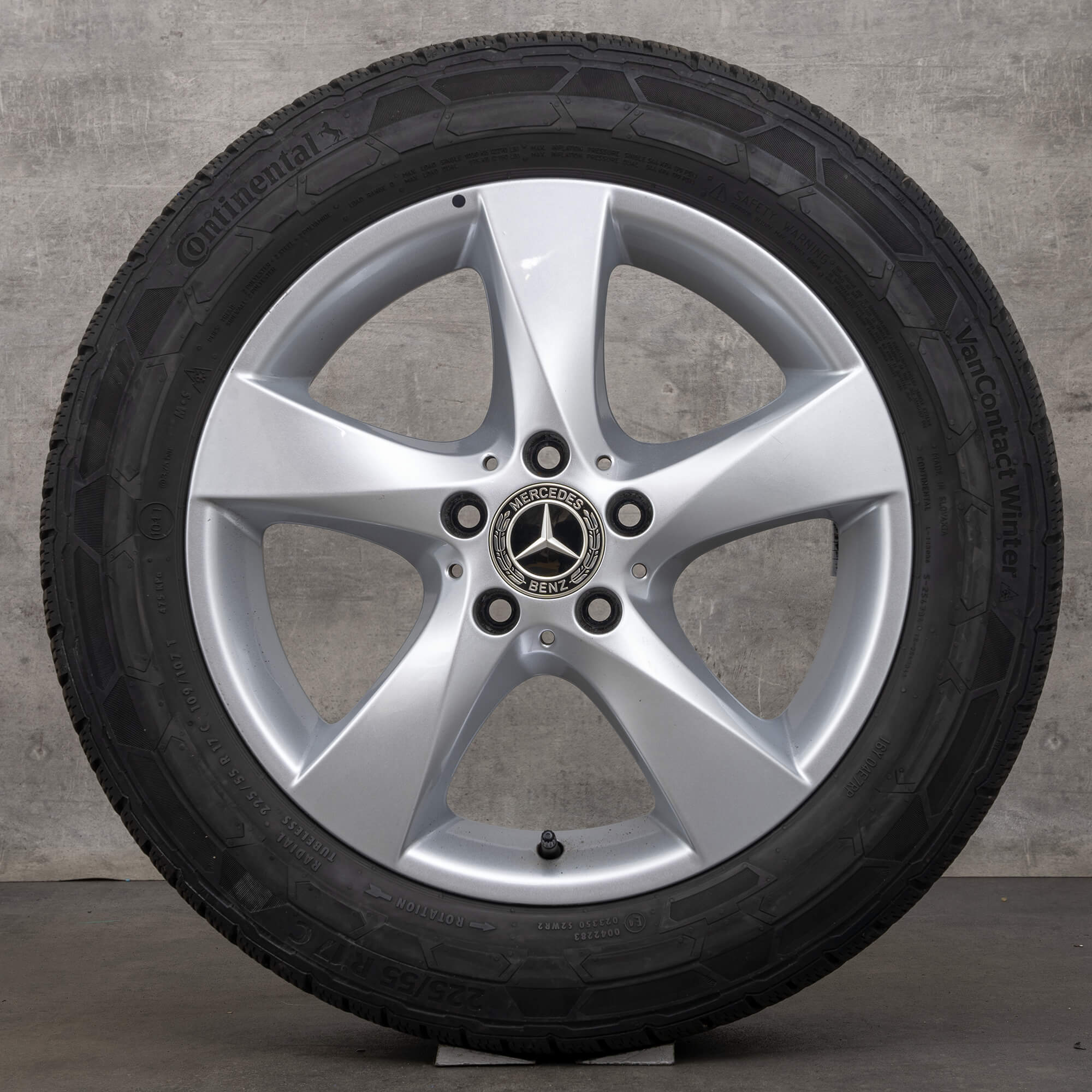 Mercedes Benz V-Klasse W447 Vito Viano winterwielen 17 inch velgen winterbanden