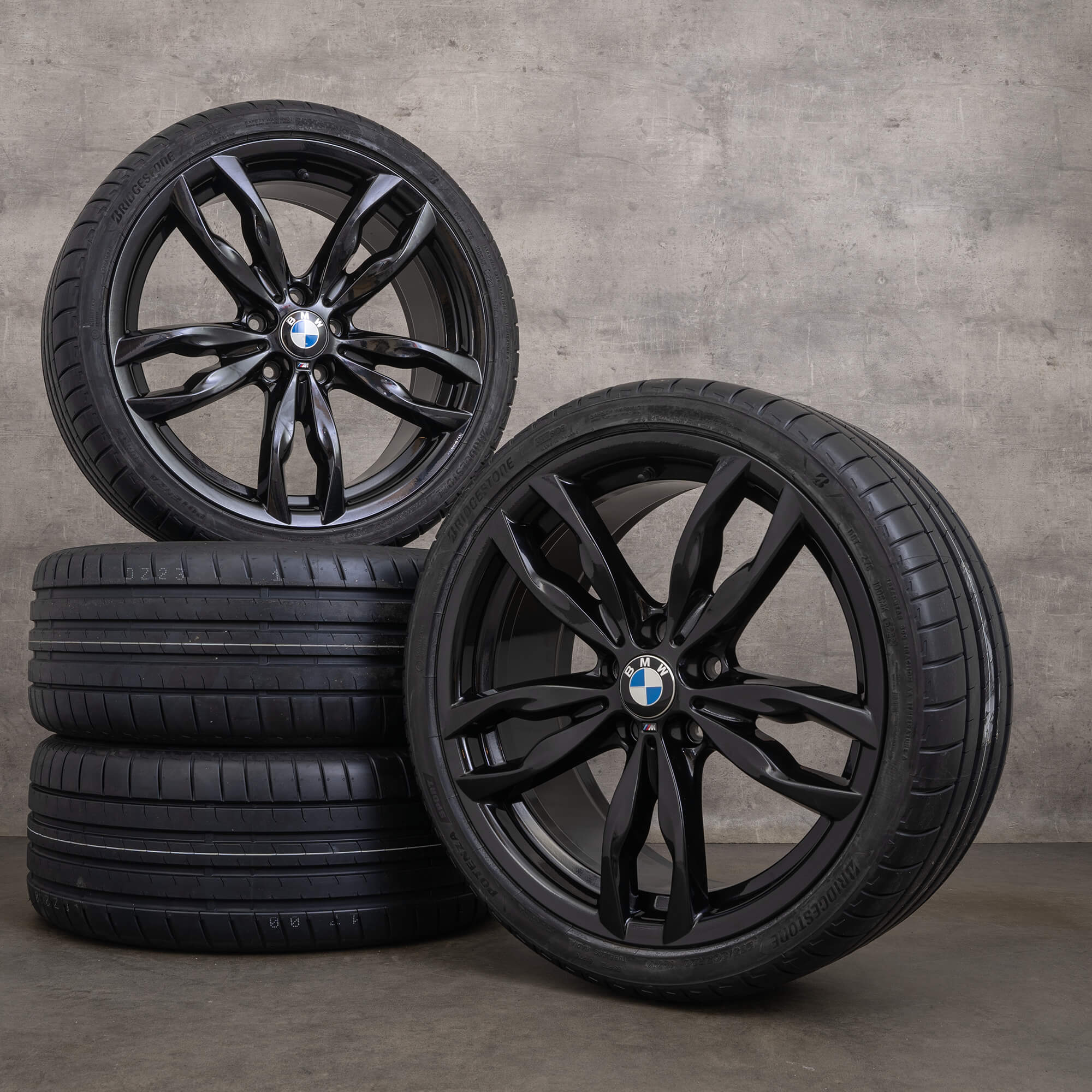 Original BMW 5 Series F10 F11 6 F12 F13 F06 summer tires 20 inch rims 434 M