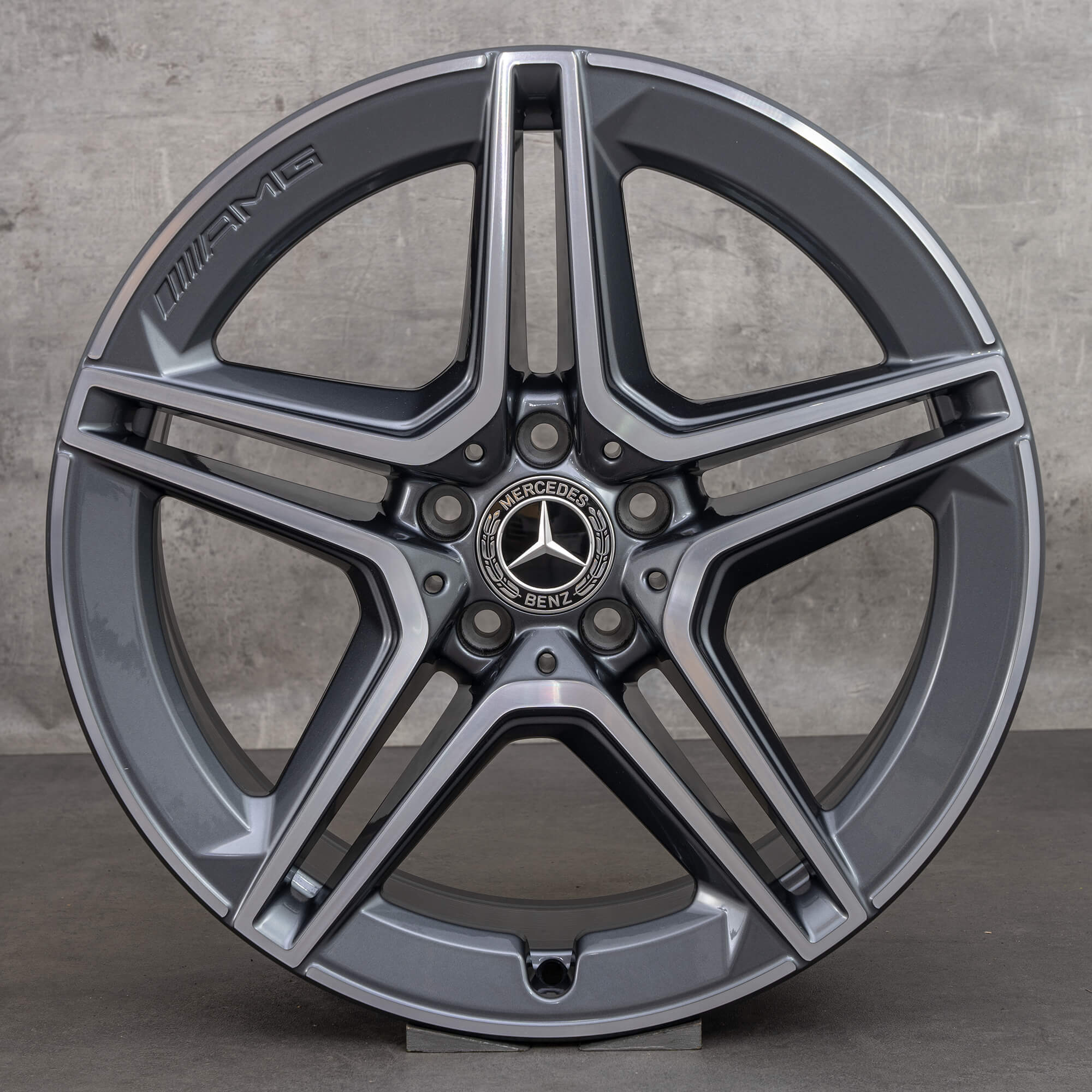 Jante Mercedes AMG 19 inch S-Class W223 X223 V223 jante aluminiu gri himalaya