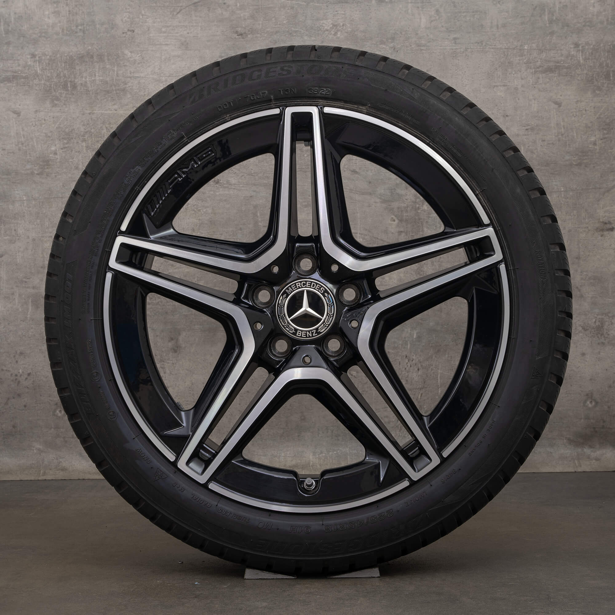 OEM AMG Mercedes AB Class W177 V177 W247 CLA X118 C118 18 inch rims winter tires A1774011500