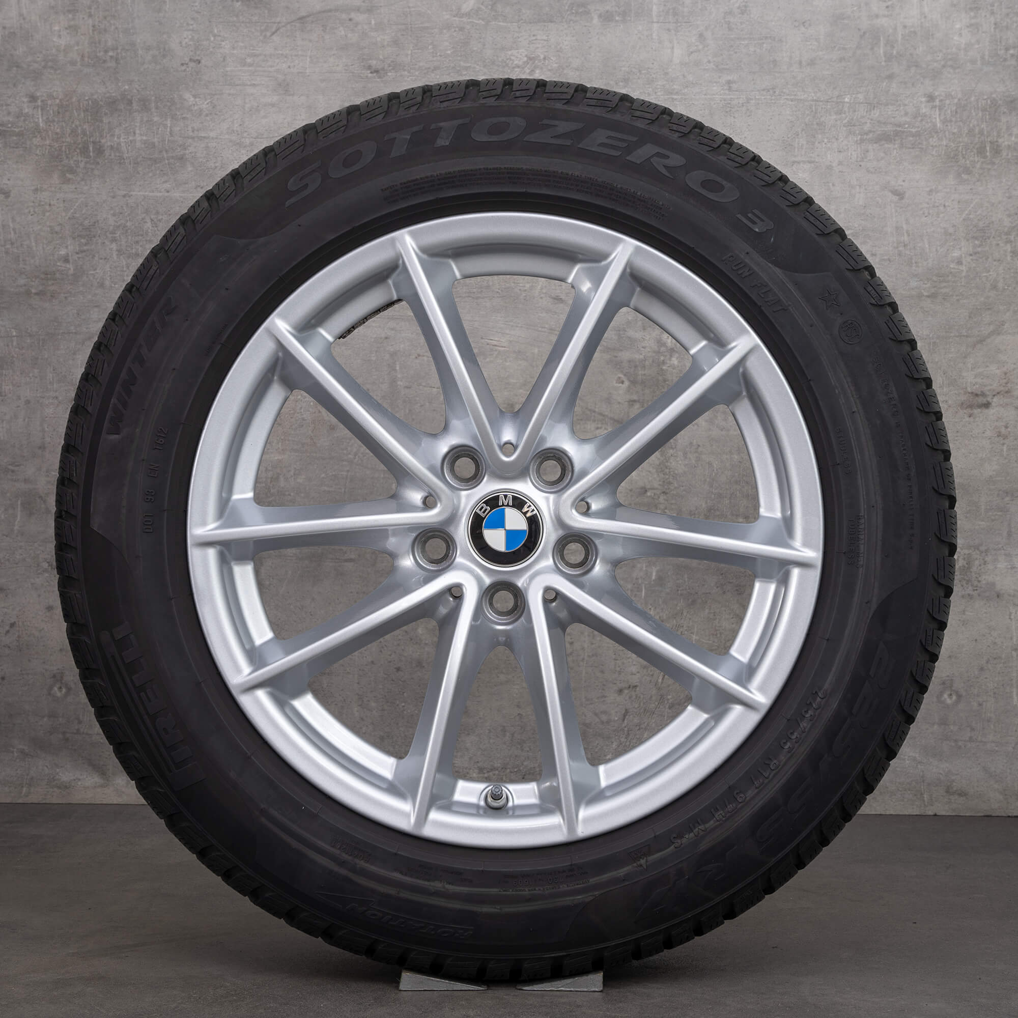 BMW 5 Series G30 G31 winter wheels 17 inch tires rims styling 618 6868217