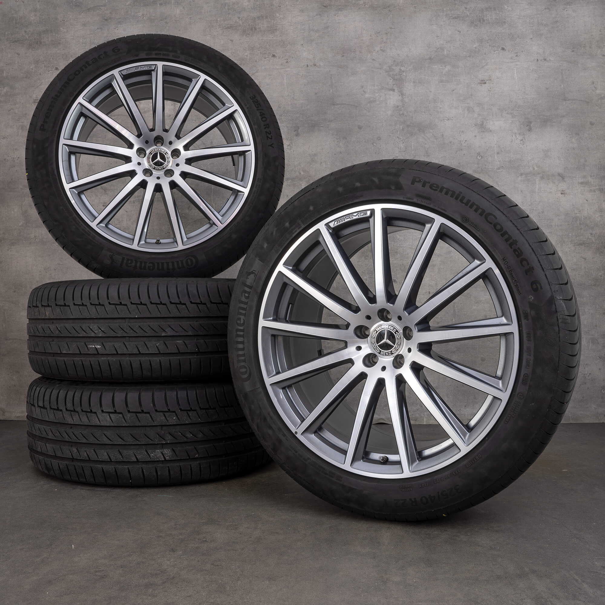 Jantes pneus hiver AMG Mercedes GLS X167 22 pouces d'origine A1674017500