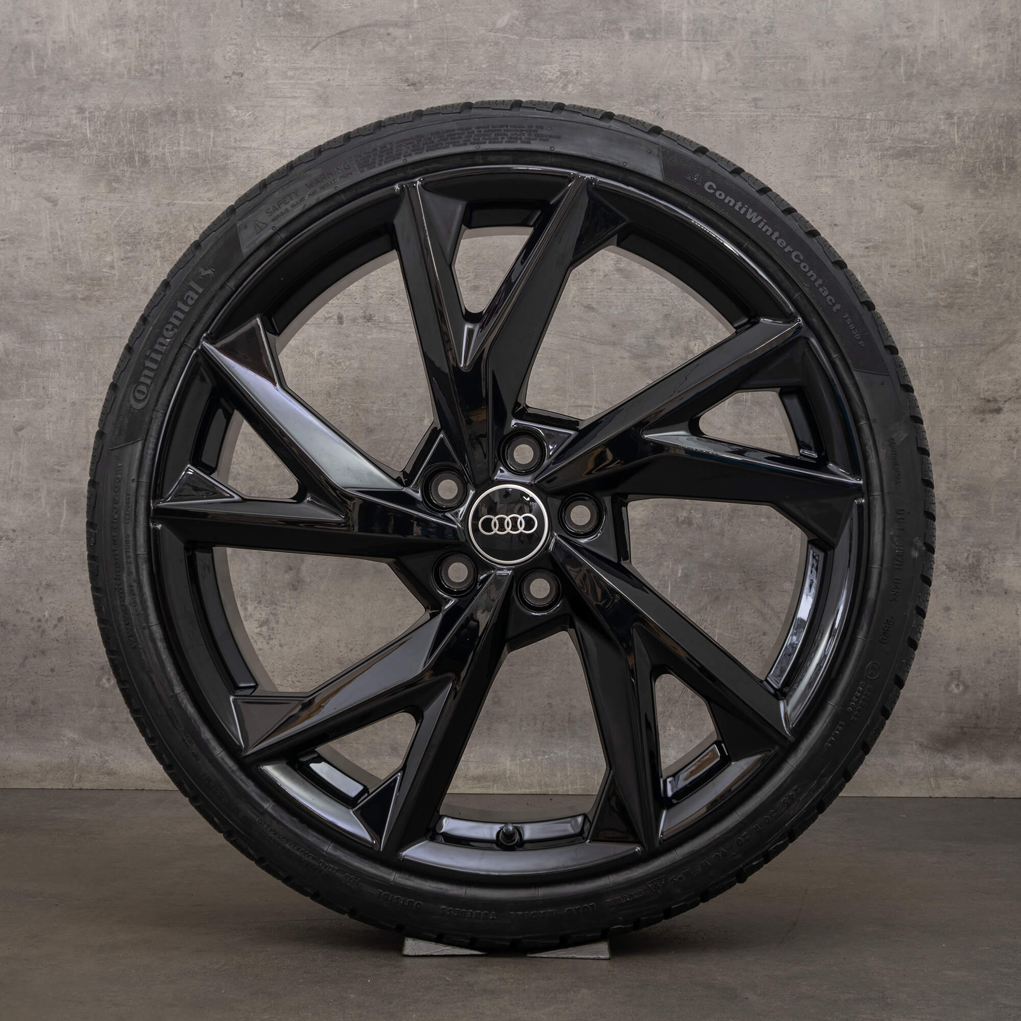 Jante originale Audi R8 4S 20 inch anvelope de iarnă 4S0601025CA 4S0601025CC roți negre