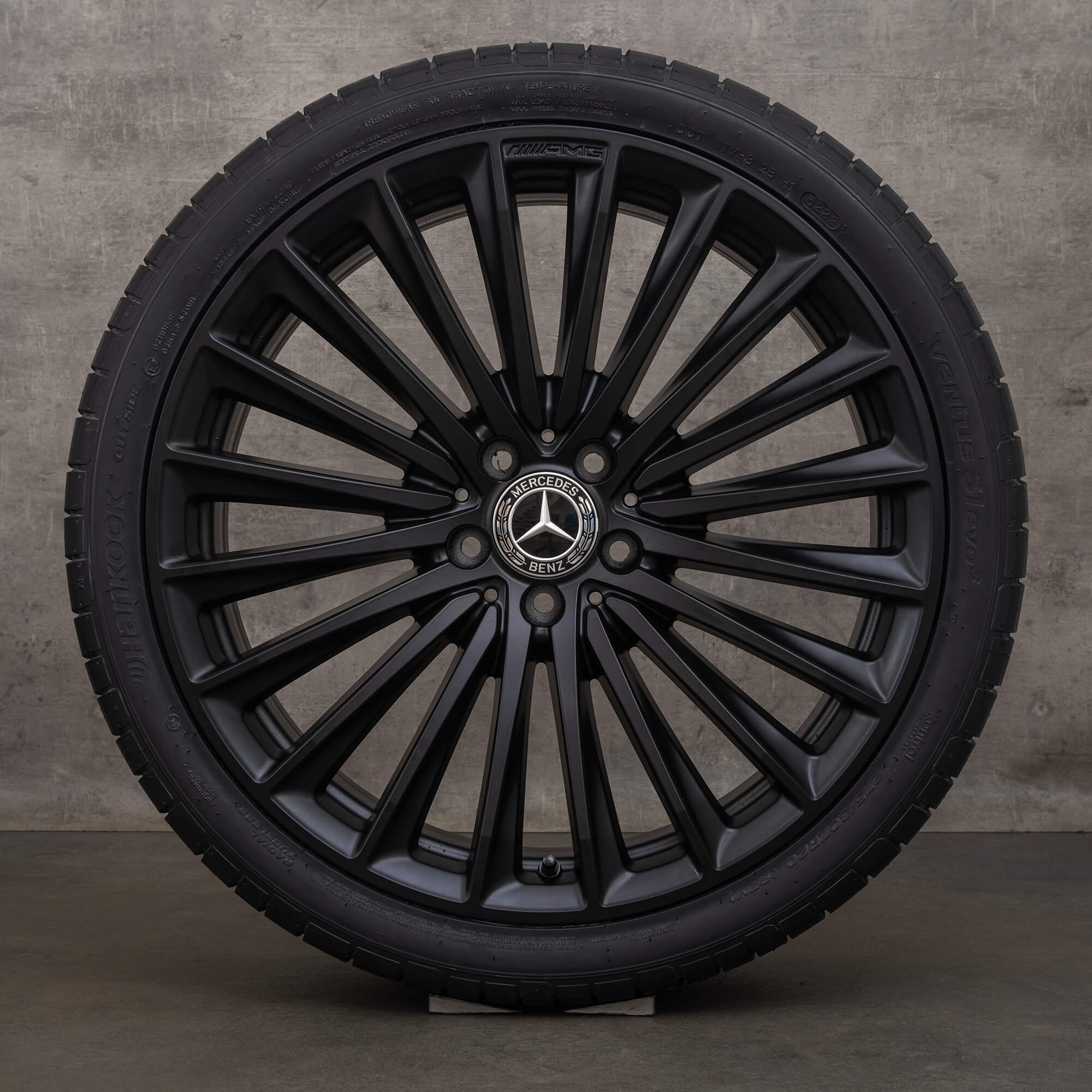 OEM AMG Mercedes Benz CLS 20 inch C257 rims summer tires A2574013800 A2574013900 black matt wheels