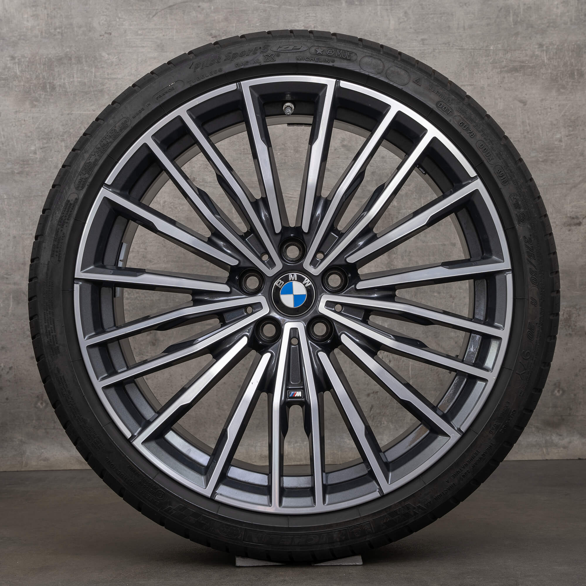 BMW Seria 8 G14 G15 G16 jante de vara 20 inch anvelope 729 M aluminiu