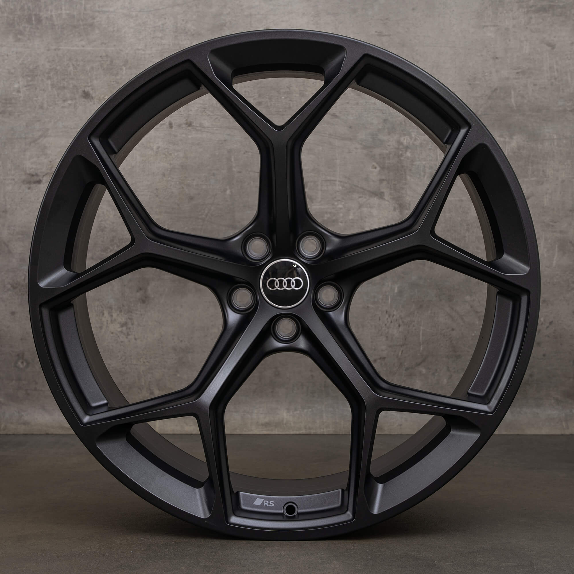 Originale Audi RS6 RS7 felger 22 tommer 4K C8 Performance 4K0601025CQ svart matt NYHET