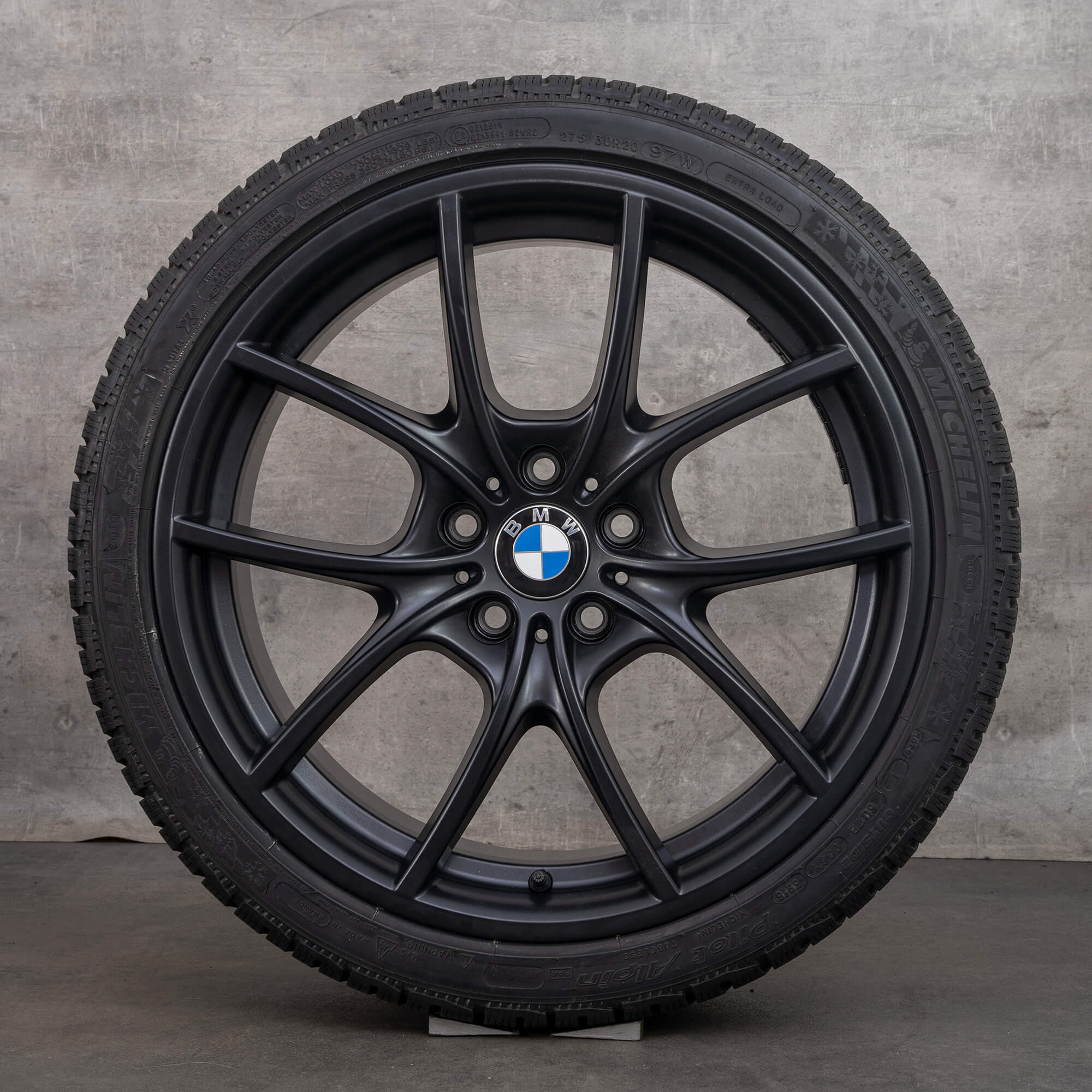 BMW řady 5 F10 F11 6 řada F12 F13 F06 356 zimni kola 20 palcové pneumatiky ráfky
