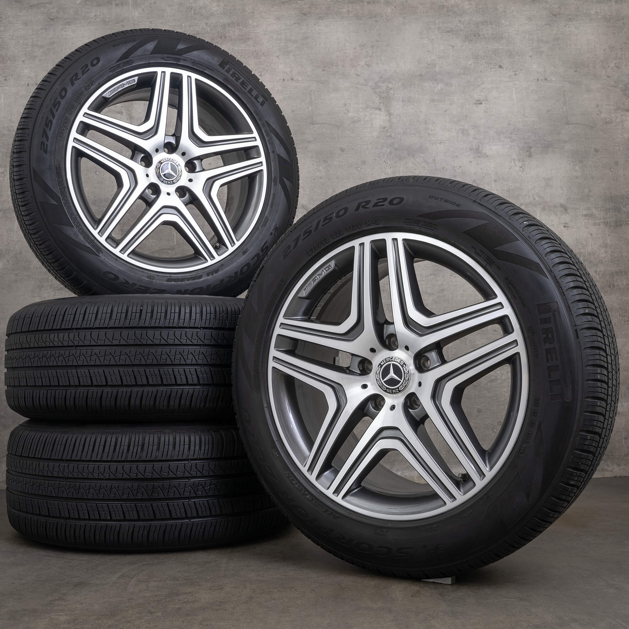 AMG Mercedes G Classe W463 G63 G65 rodas para todos os climas jantes de 20