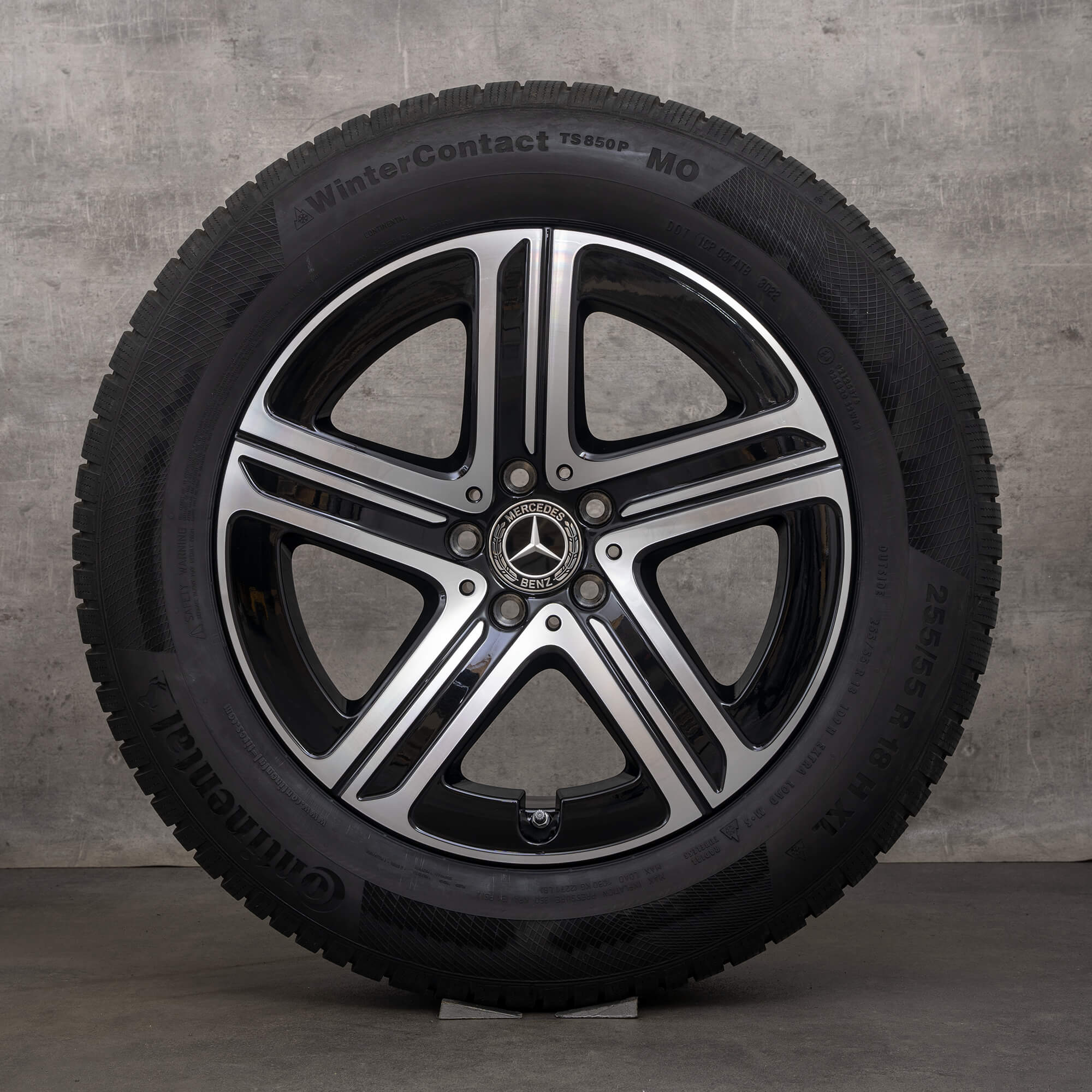 Mercedes Benz GLC X254 winter wheels tires 18 inch rims 5 spoke design