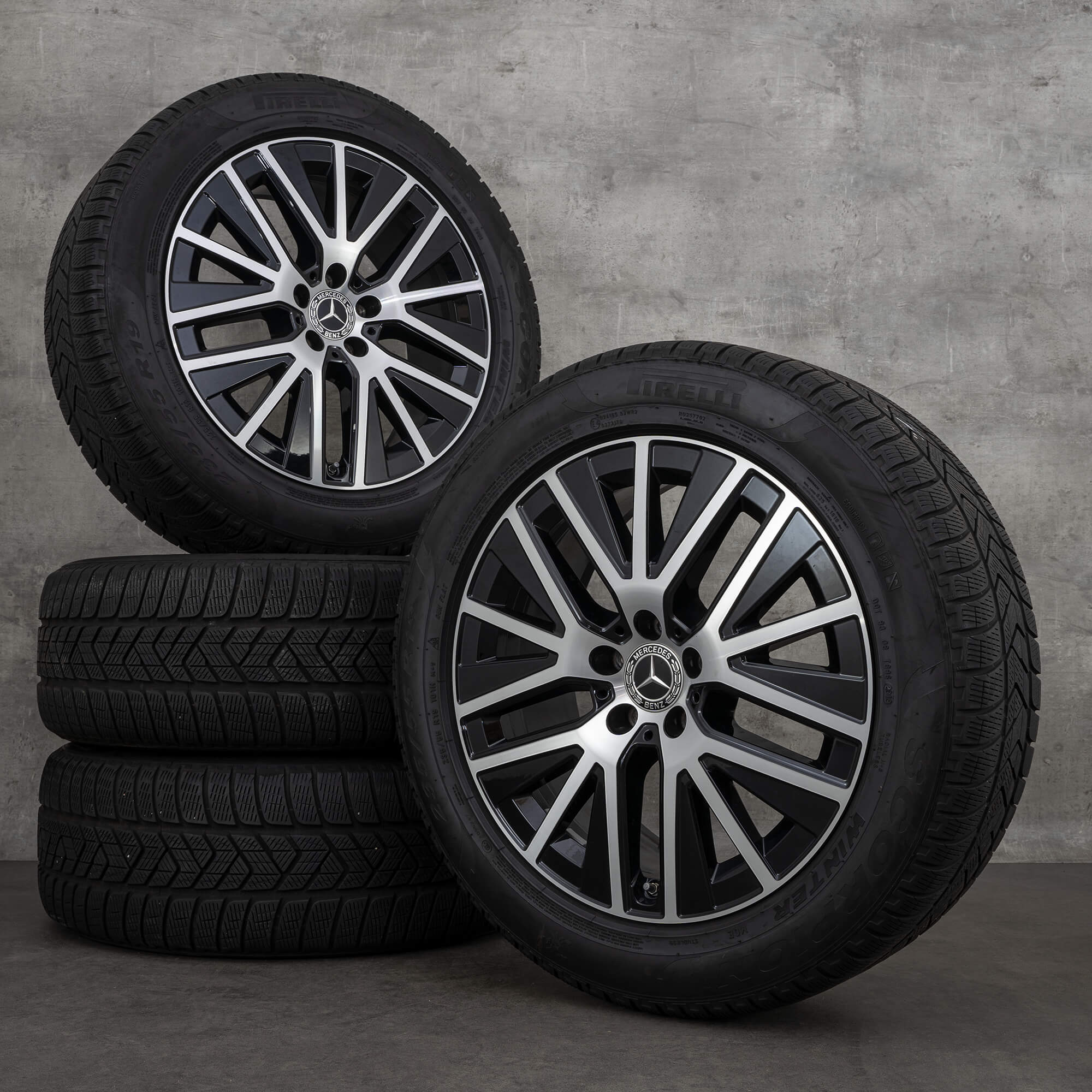 Jante de iarnă Mercedes Benz Clasa E originale X213 pentru toate terenurile 19 inch A2534014900 negru NOU