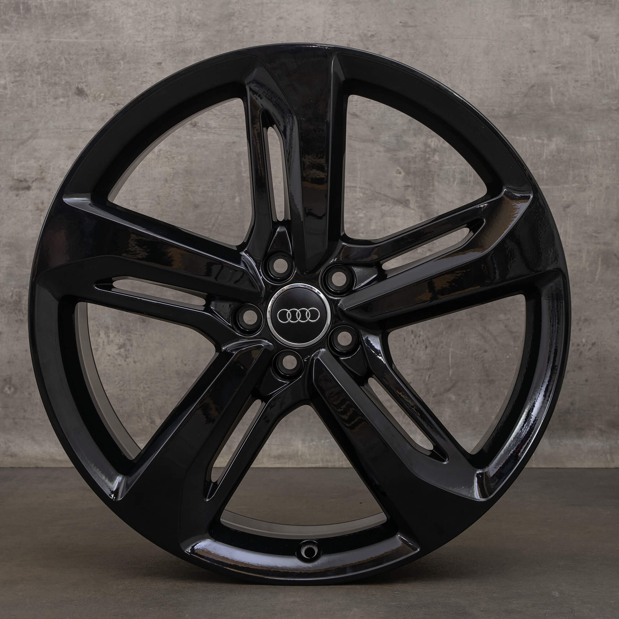 Jante originale Audi A6 S6 C7 4G Performance 21 inch 4G0601025CN Lamă neagră