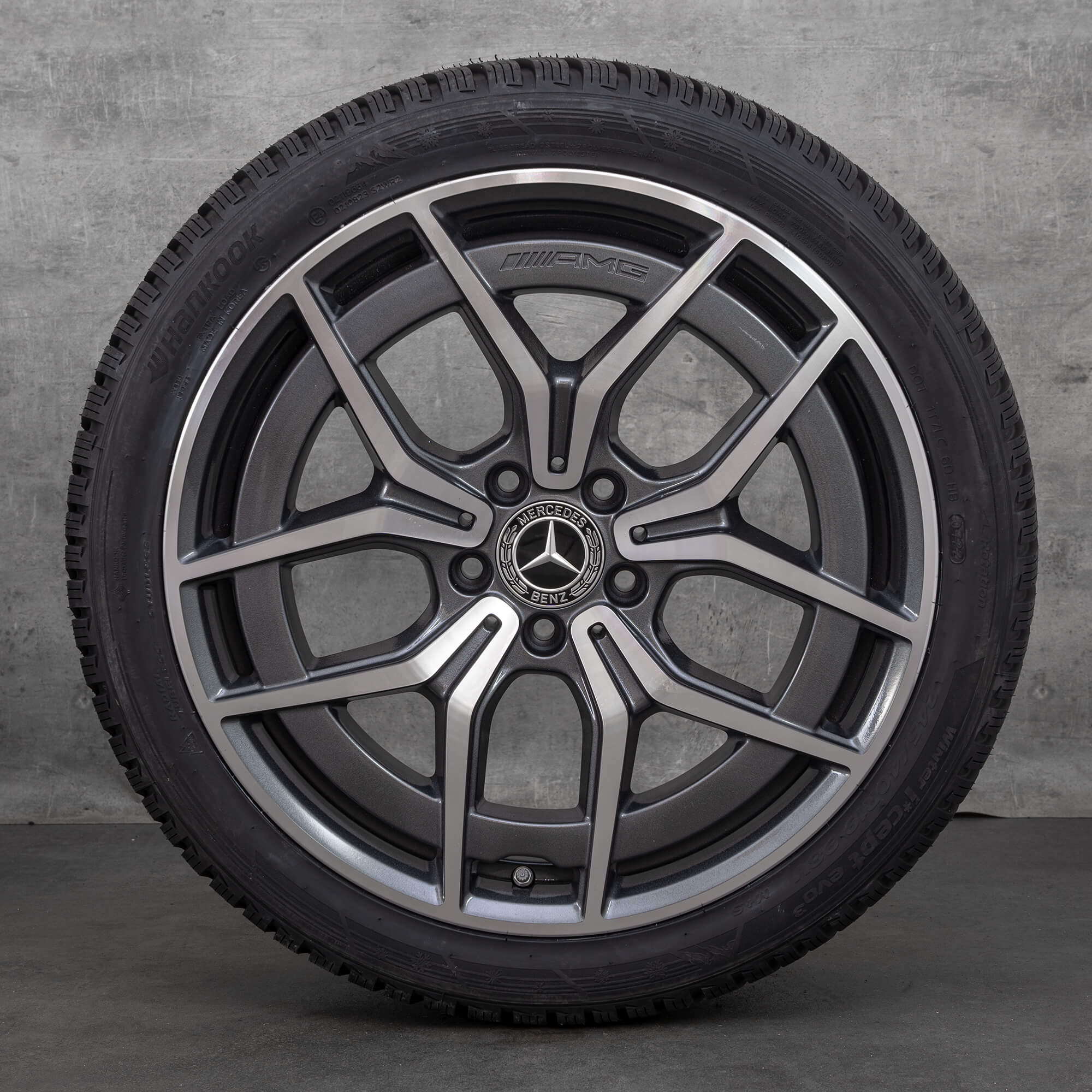 Originele Mercedes Benz E Klasse AMG winterwielen 19 inch W213 S213 C238 A238 velgen A2134016500 Himalayagrijs glanzend NIEUW