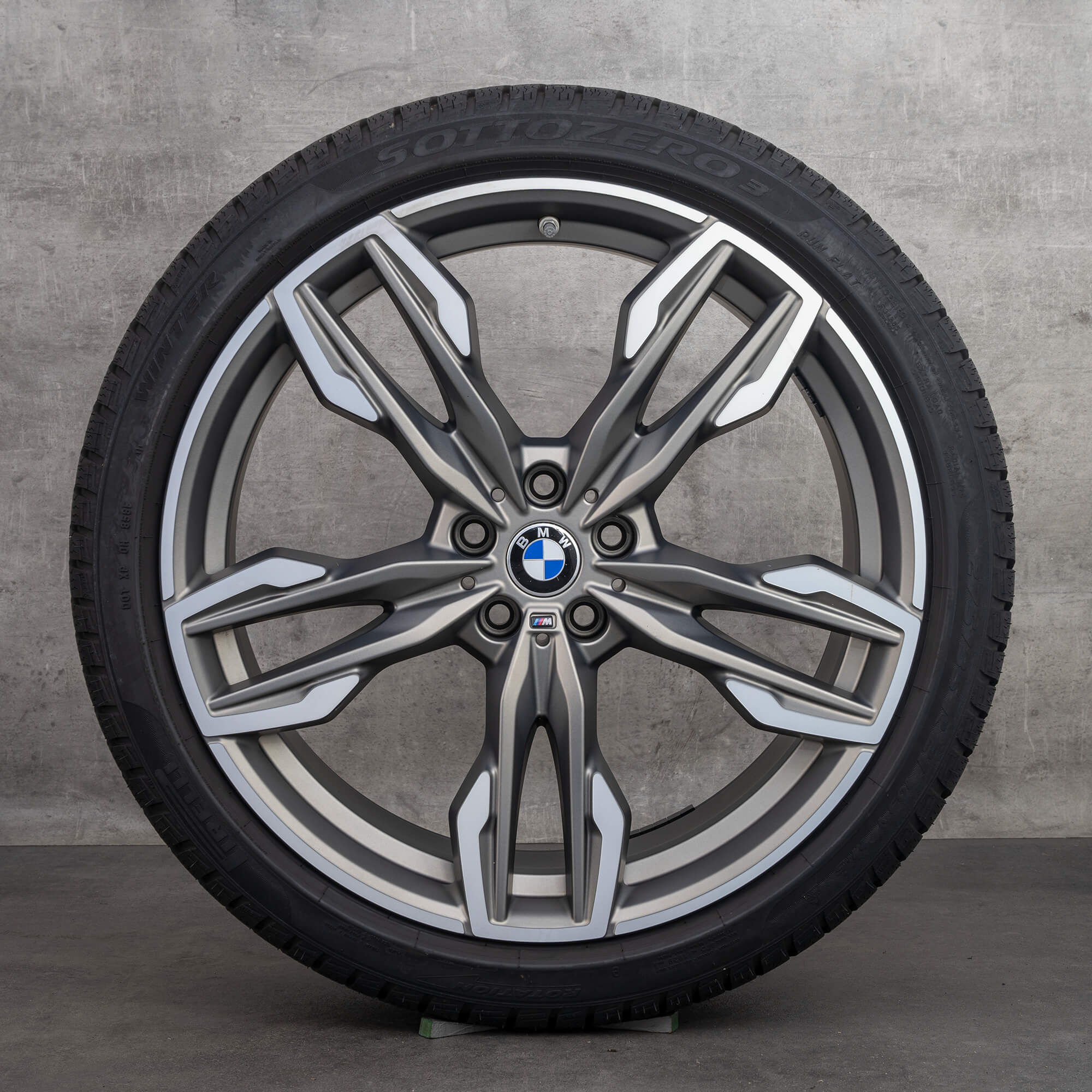 BMW 21 inç jantlar X3 G01 X4 G02 stil M718 alüminyum kış tekerlekleri lastikleri
