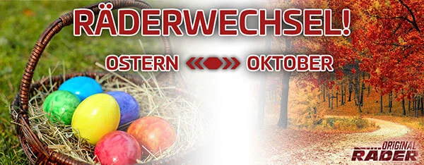 O-O Regel Reifenwechsel Ostern bis Oktober Sommerreifen Winterreifen