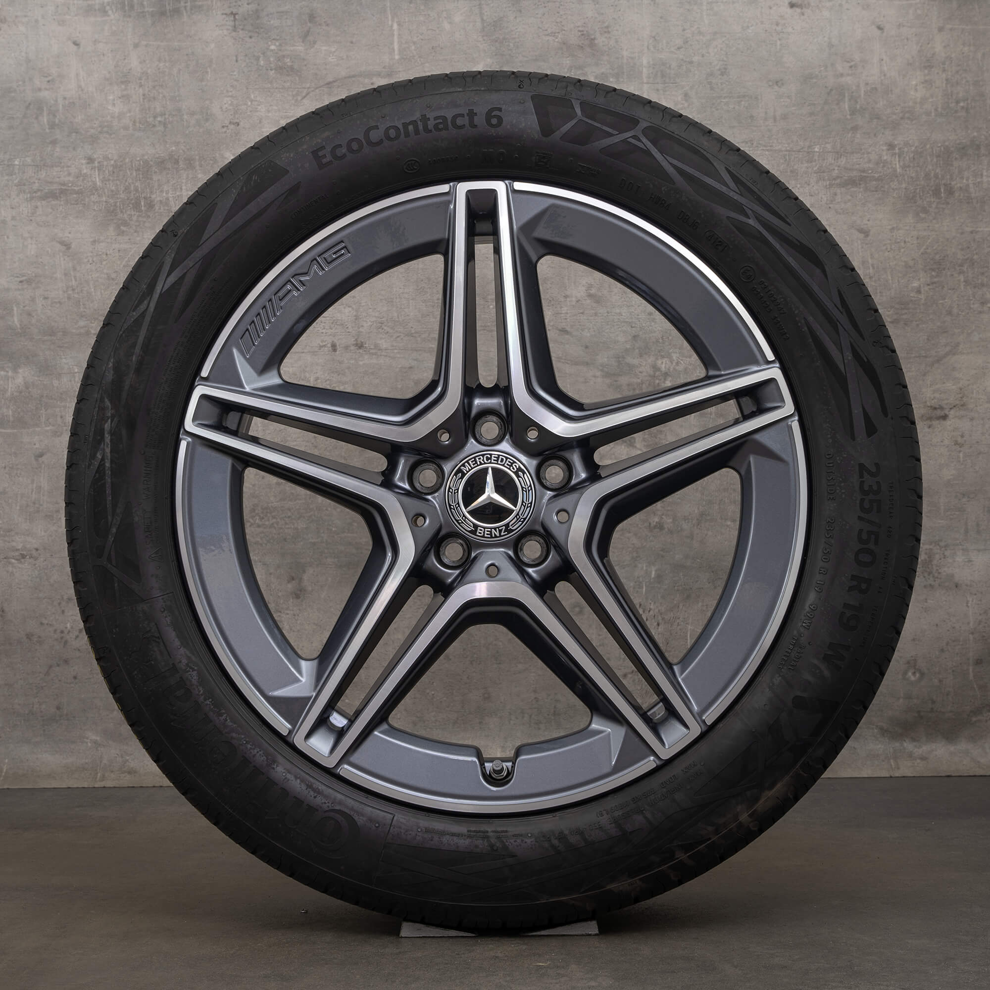 Llantas de verano originales AMG Mercedes GLA H247 GLB X247 19 pulgadas A2474011500