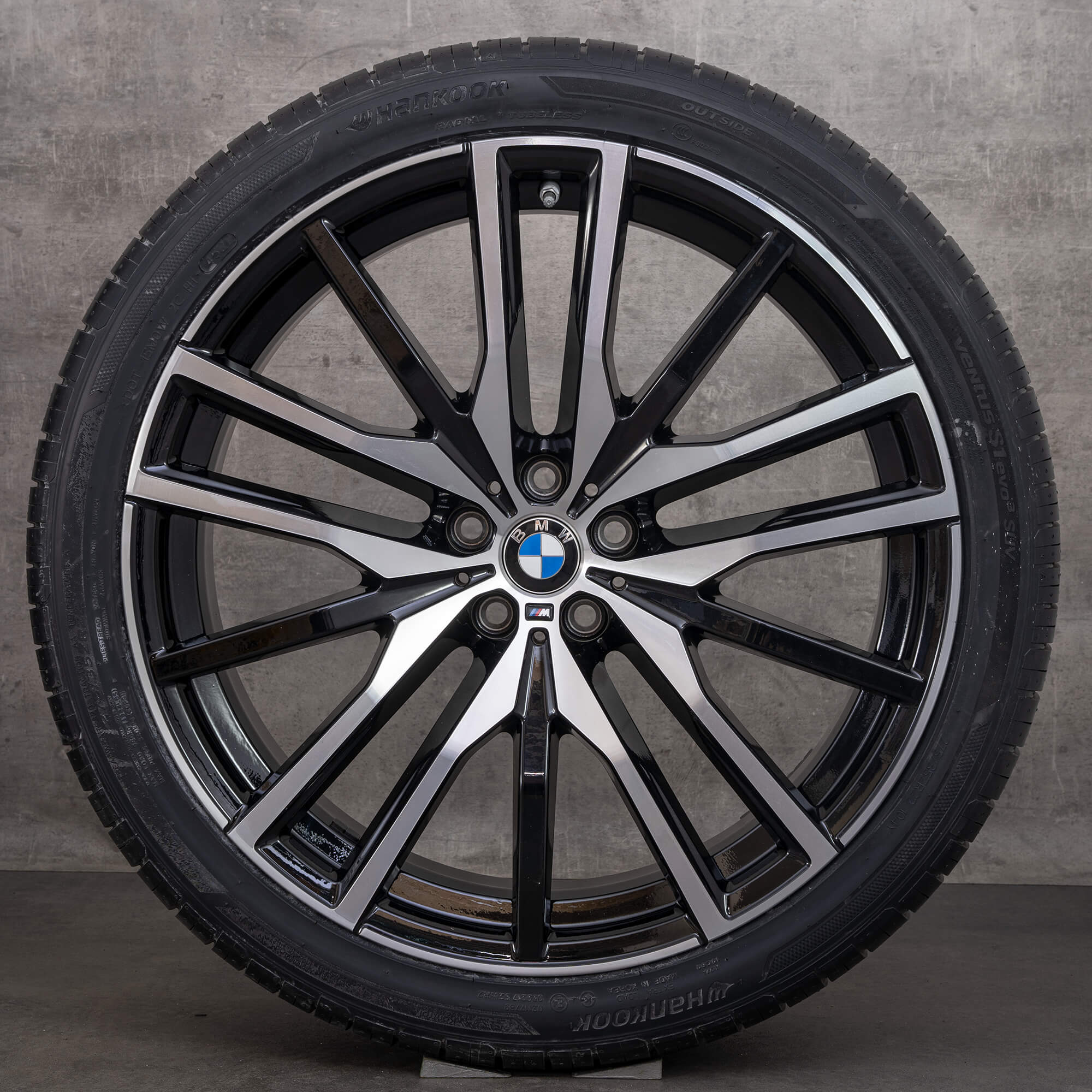 Jante BMW 22 inch X5 G05 X6 G06 stil M742 roți de vară anvelope vară