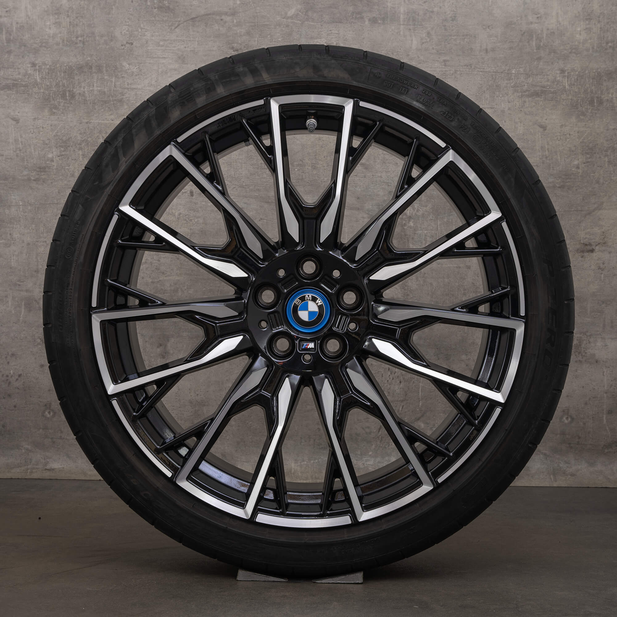 OEM BMW i4 rims 20 inch G26 summer wheels 868 M 5A130F0 5A130F3 jet black