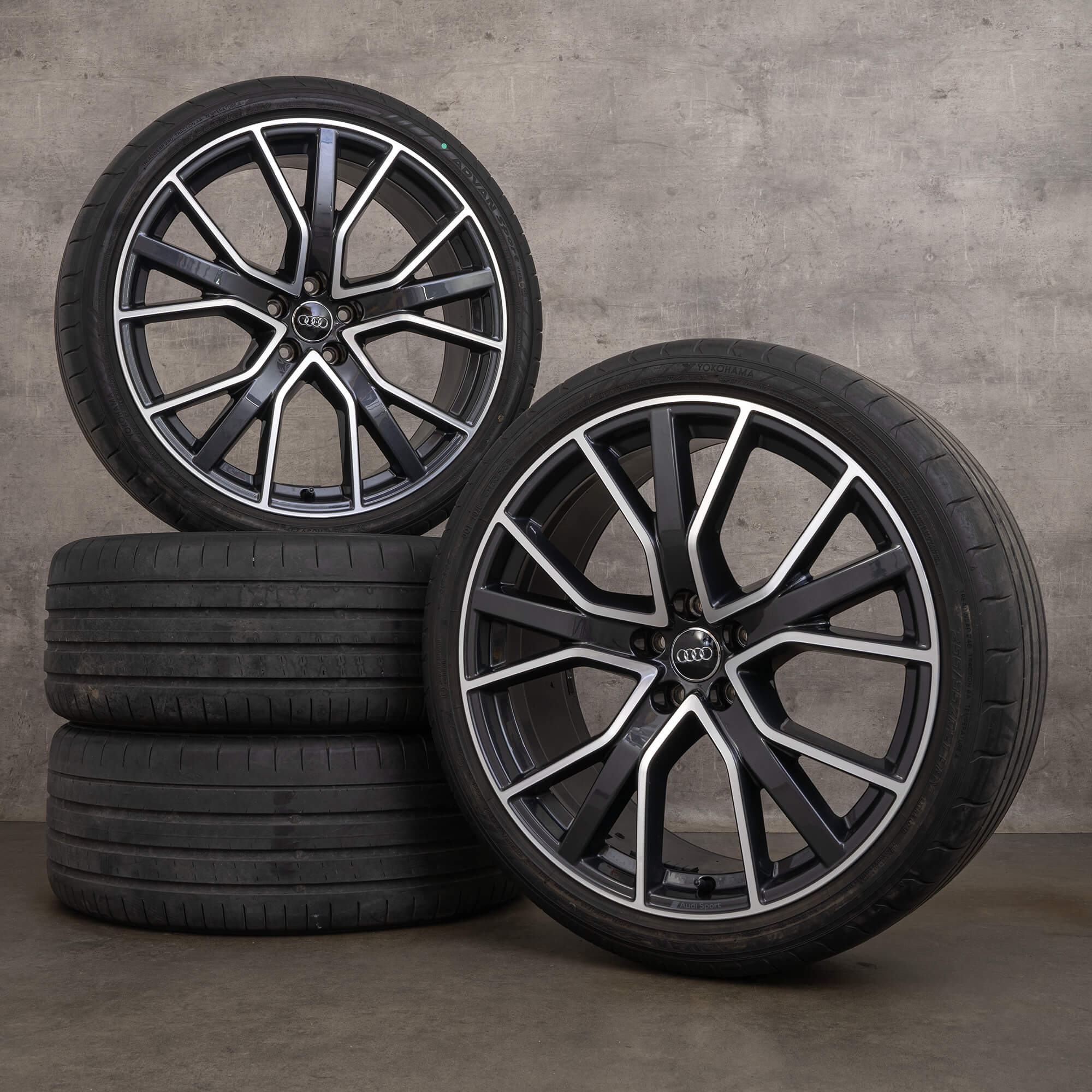 OEM Audi A7 S7 4K C8 21 inch summer tires rims 4K8601025Q