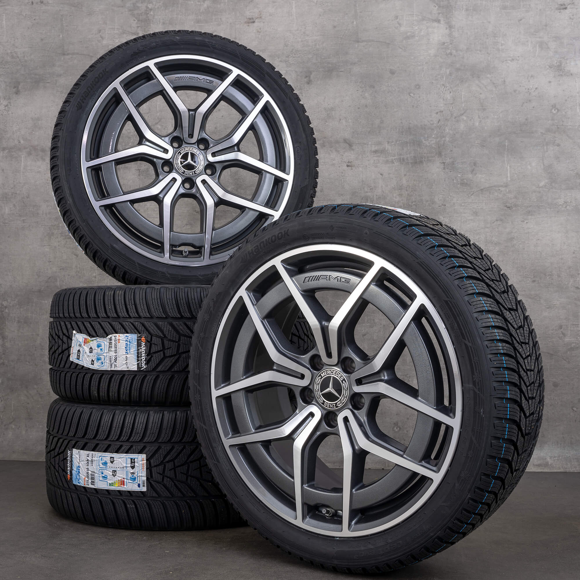 Originele AMG Mercedes Bens E-Klasse W213 S213 C238 A238 19 inch velgen winterbanden A2134016500 A2134016600 NIEUW