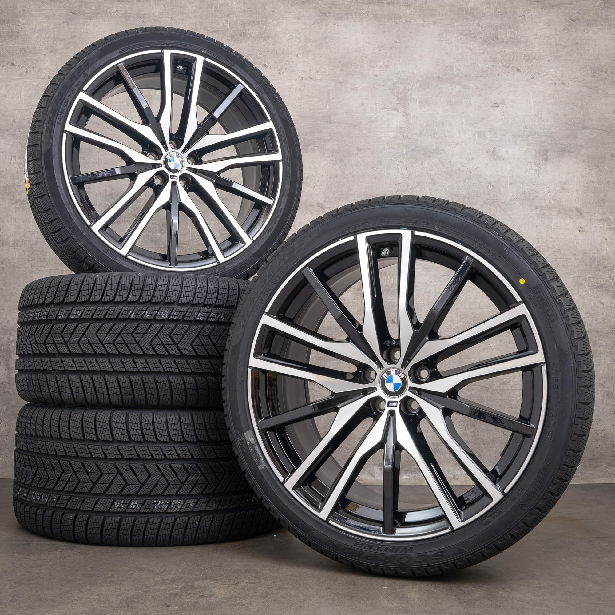 BMW X5 G05 X6 G06 roues hiver pneus jantes 22 pouces style 742 M