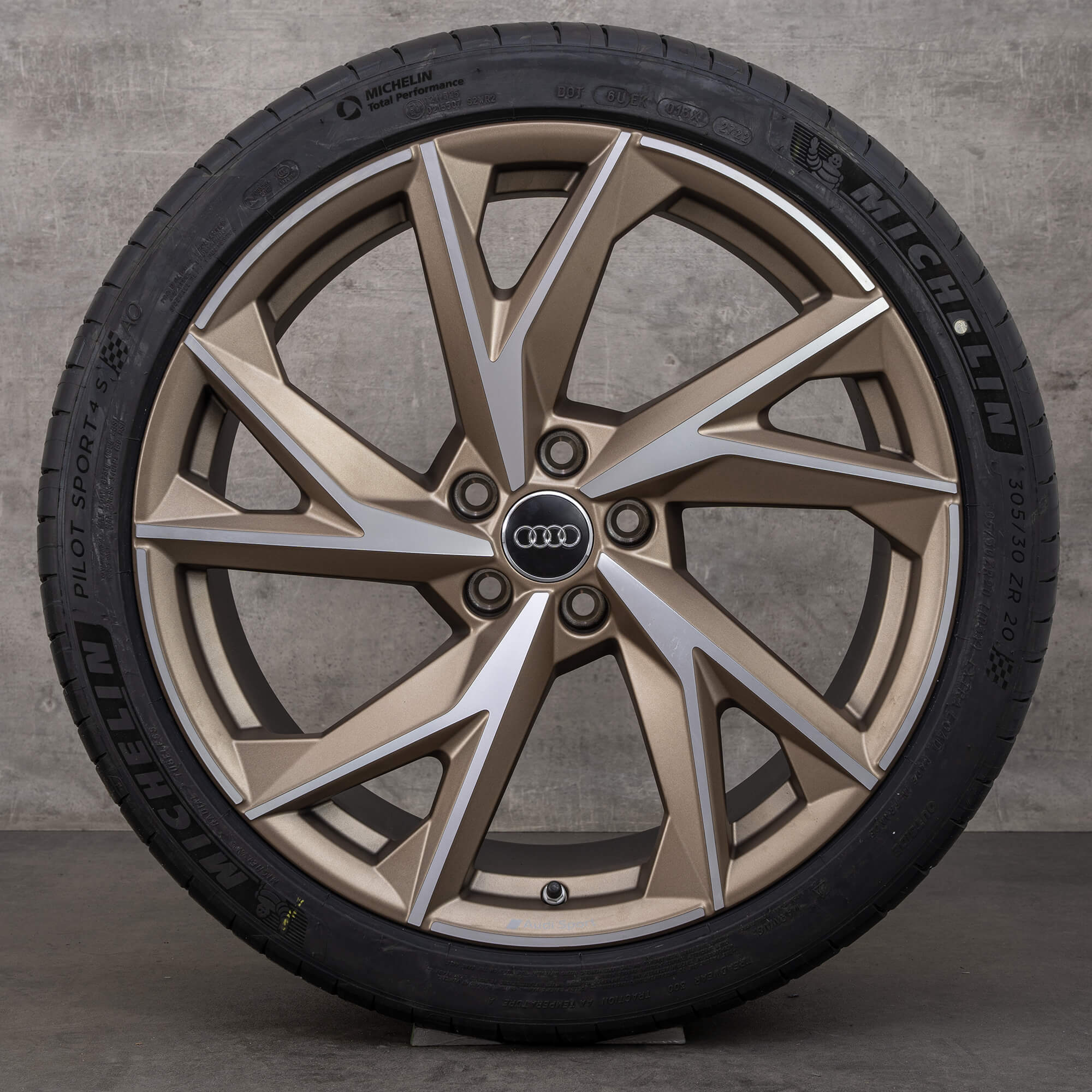 Audi 20-tommers felger R8 4S Evo Design alloysfelger sommerhjul sommerdekk