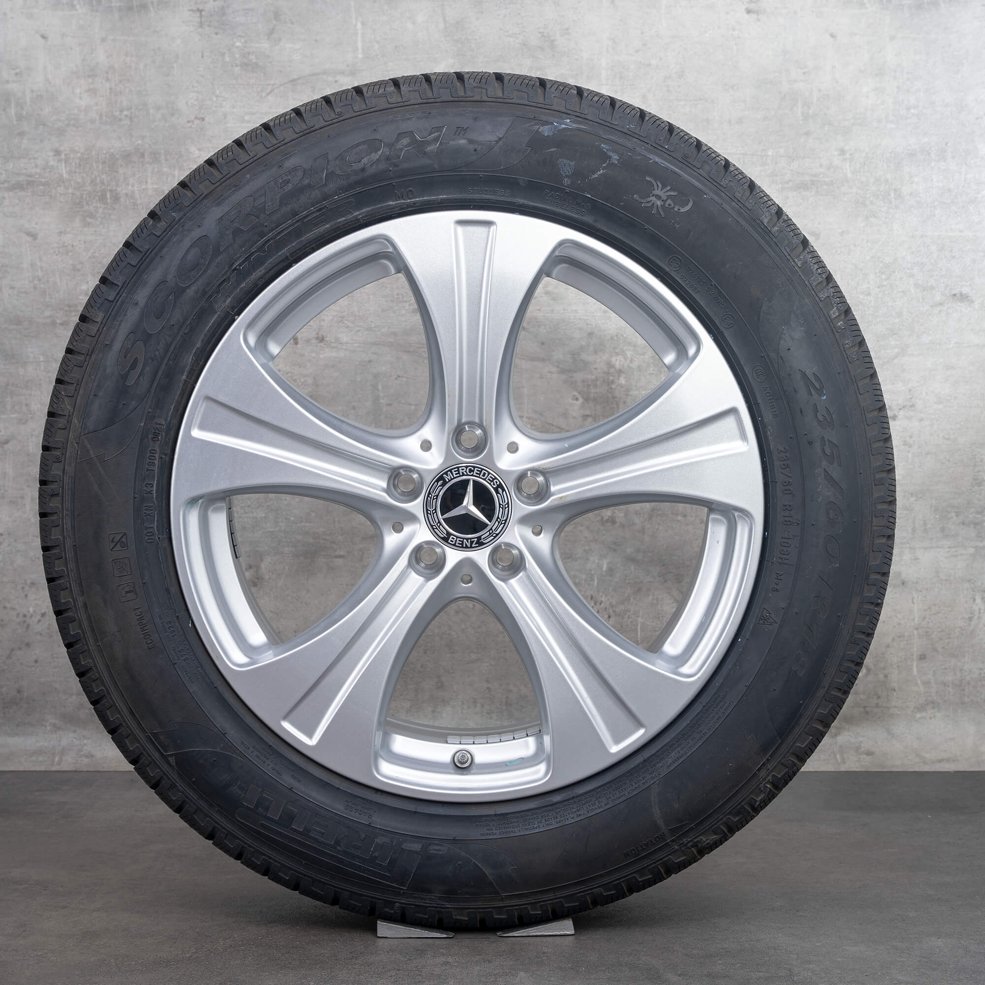 Mercedes 18 inch GLC X253 C253 OEM winter wheels tires NEW