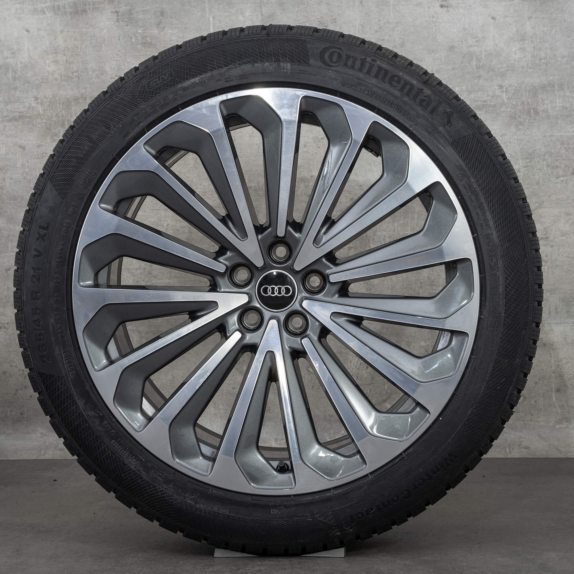 Audi 21 inch rims e-tron GE 4KE alloy rims winter tires winter wheels